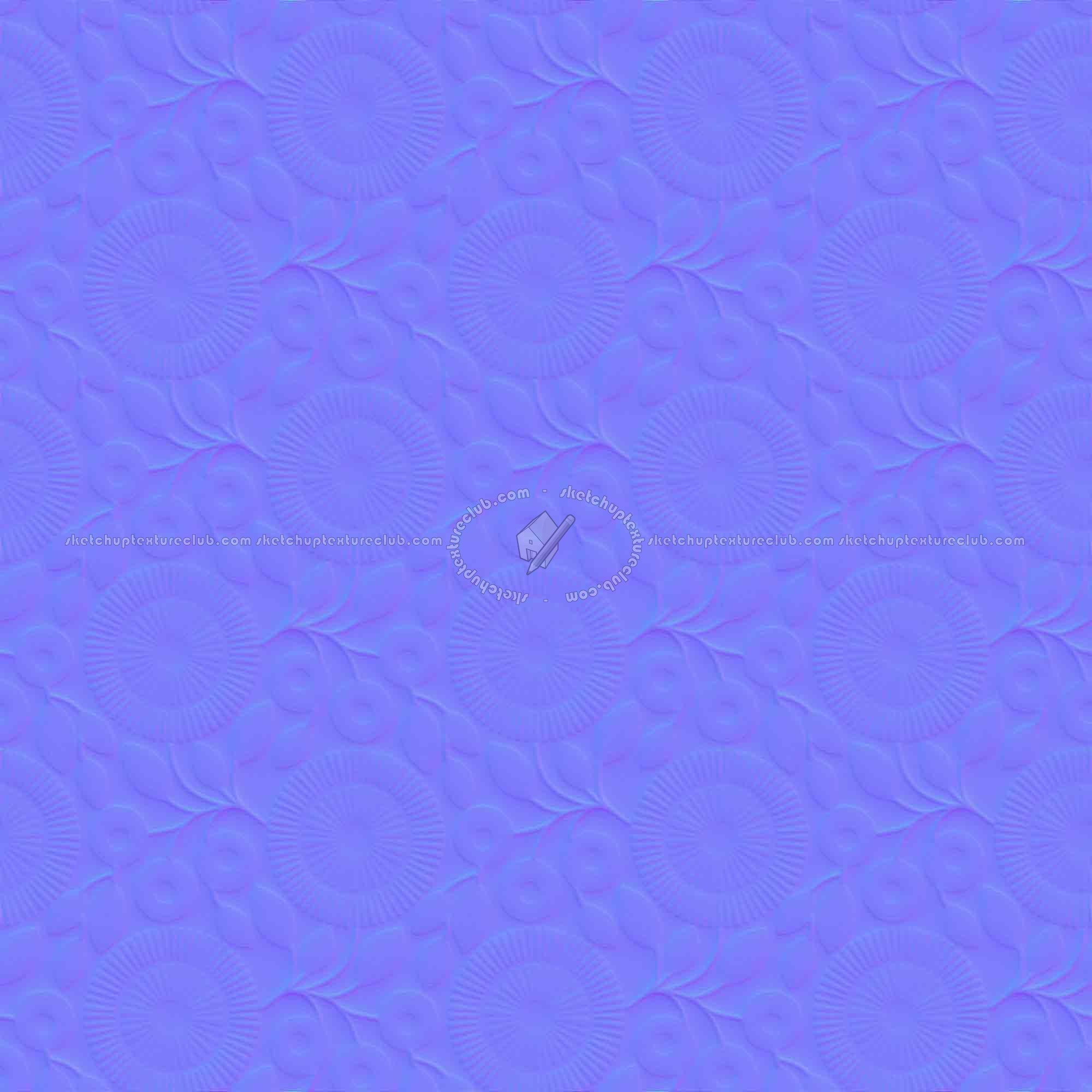 Textures   -   FREE PBR TEXTURES  - Wallpaper PBR texture seamless 21435 - Normal