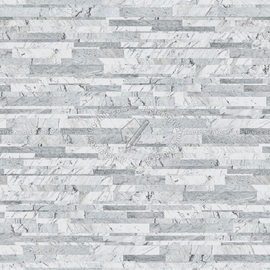 Textures - ARCHITECTURE - MARBLE SLABS - Marble wall cladding - Carrara recycled marble slab Pbr texture seamless 22216 (seamless)