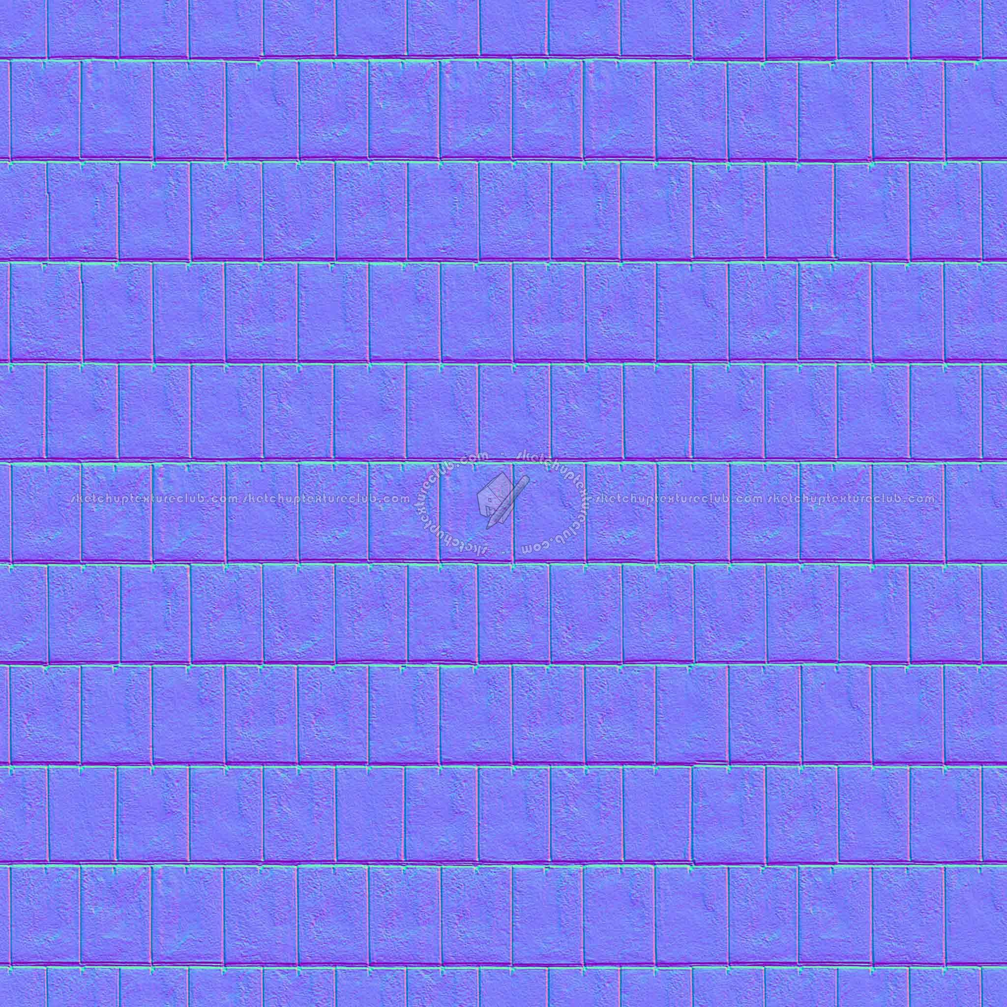 Textures   -   ARCHITECTURE   -   ROOFINGS   -   Clay roofs  - Clay roofing Gauloise texture seamless 03359 - Normal