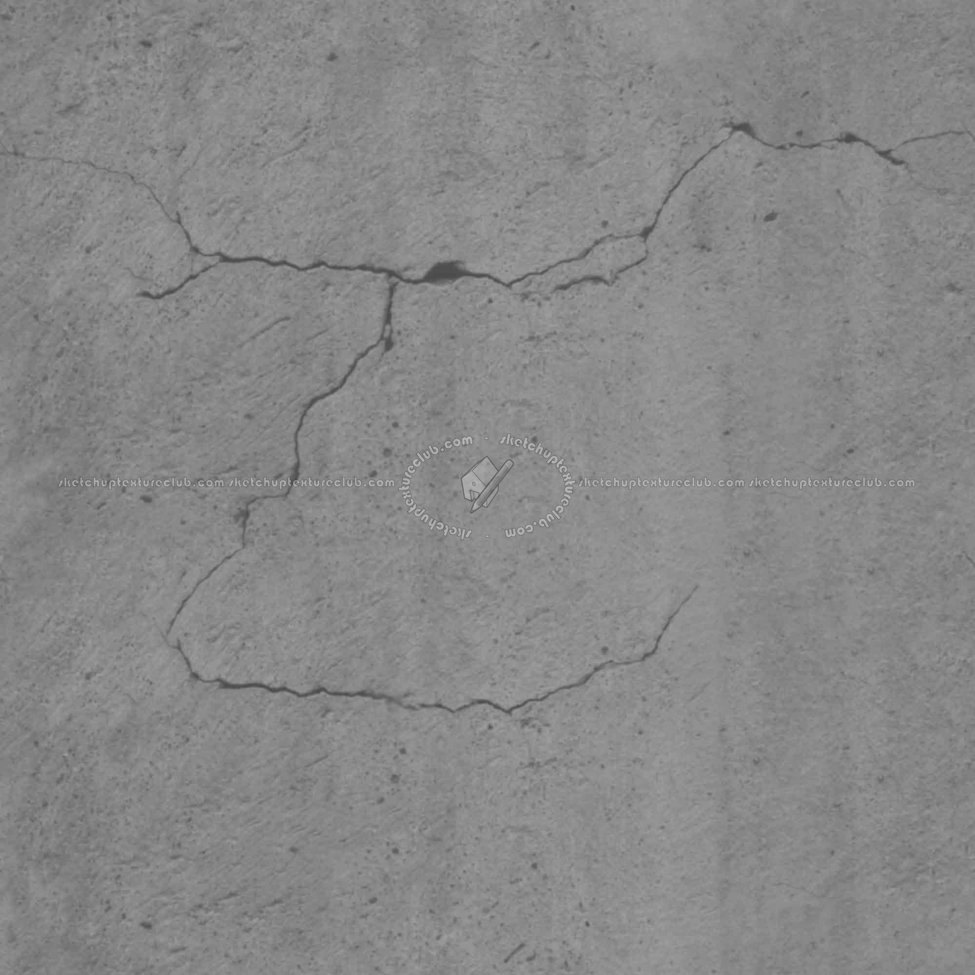 Textures   -   ARCHITECTURE   -   CONCRETE   -   Bare   -   Damaged walls  - Concrete bare damaged texture seamless 01379 - Displacement