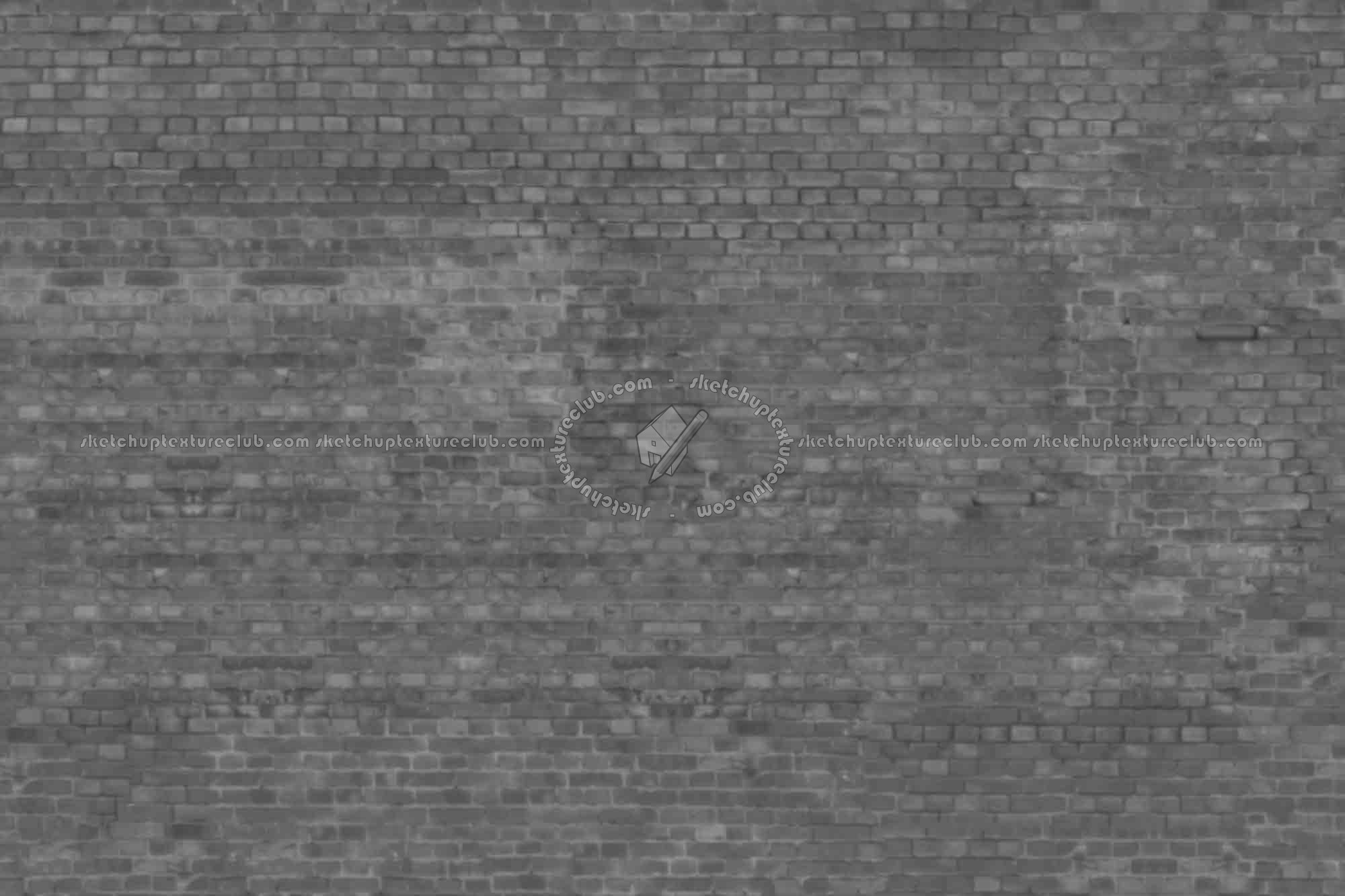 Textures   -   ARCHITECTURE   -   BRICKS   -   Dirty Bricks  - Dirty bricks texture seamless 00162 - Displacement