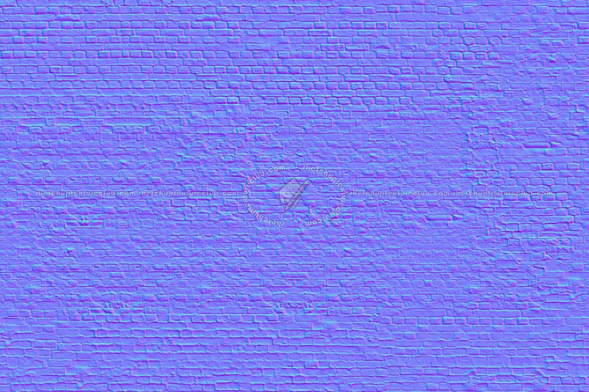 Textures   -   ARCHITECTURE   -   BRICKS   -   Dirty Bricks  - Dirty bricks texture seamless 00162 - Normal