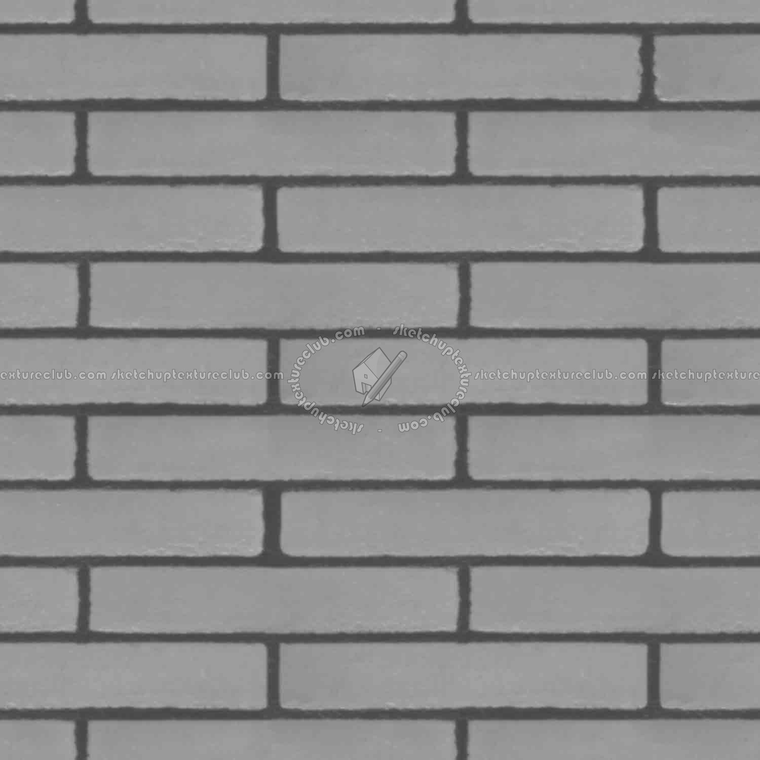 Textures   -   ARCHITECTURE   -   BRICKS   -   Facing Bricks   -   Smooth  - Facing smooth bricks texture seamless 00269 - Displacement