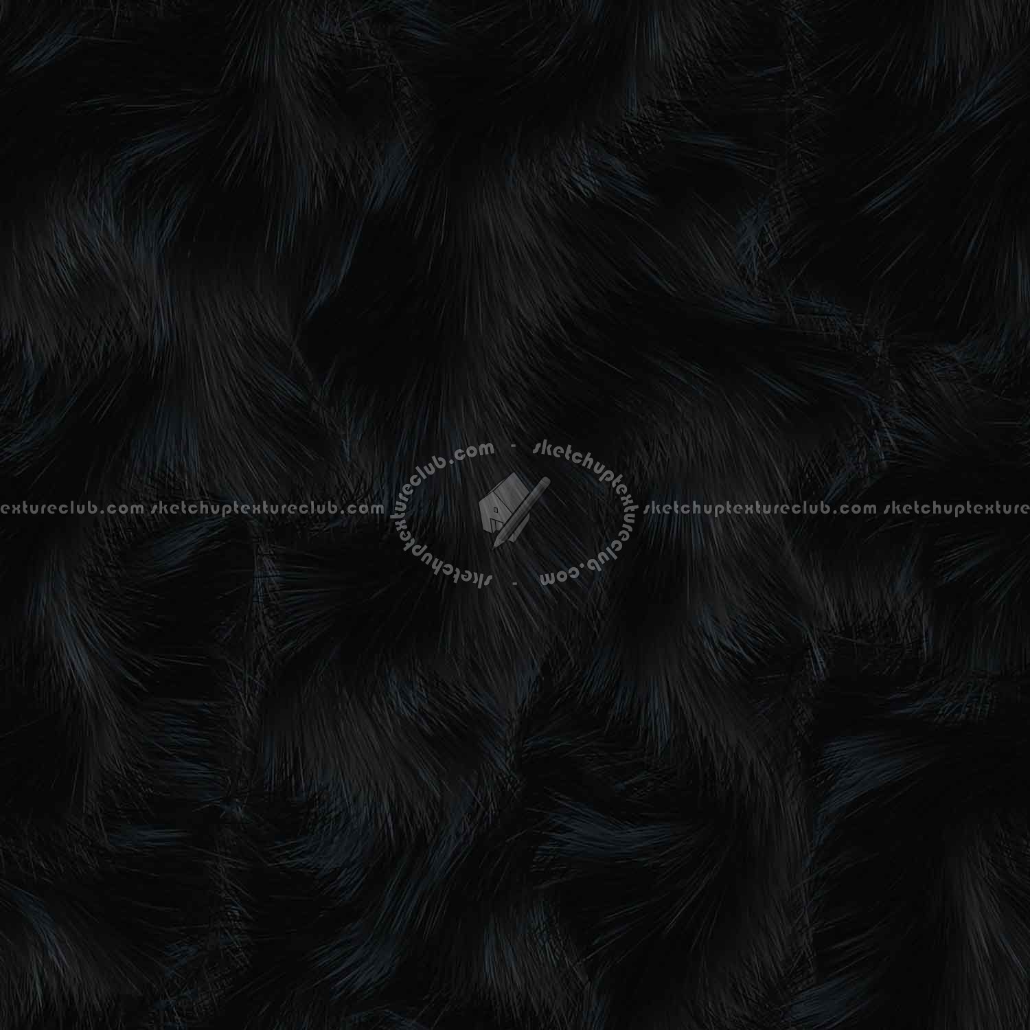 Textures   -   MATERIALS   -   FUR ANIMAL  - Faux fake fur animal texture seamless 09570 - Specular