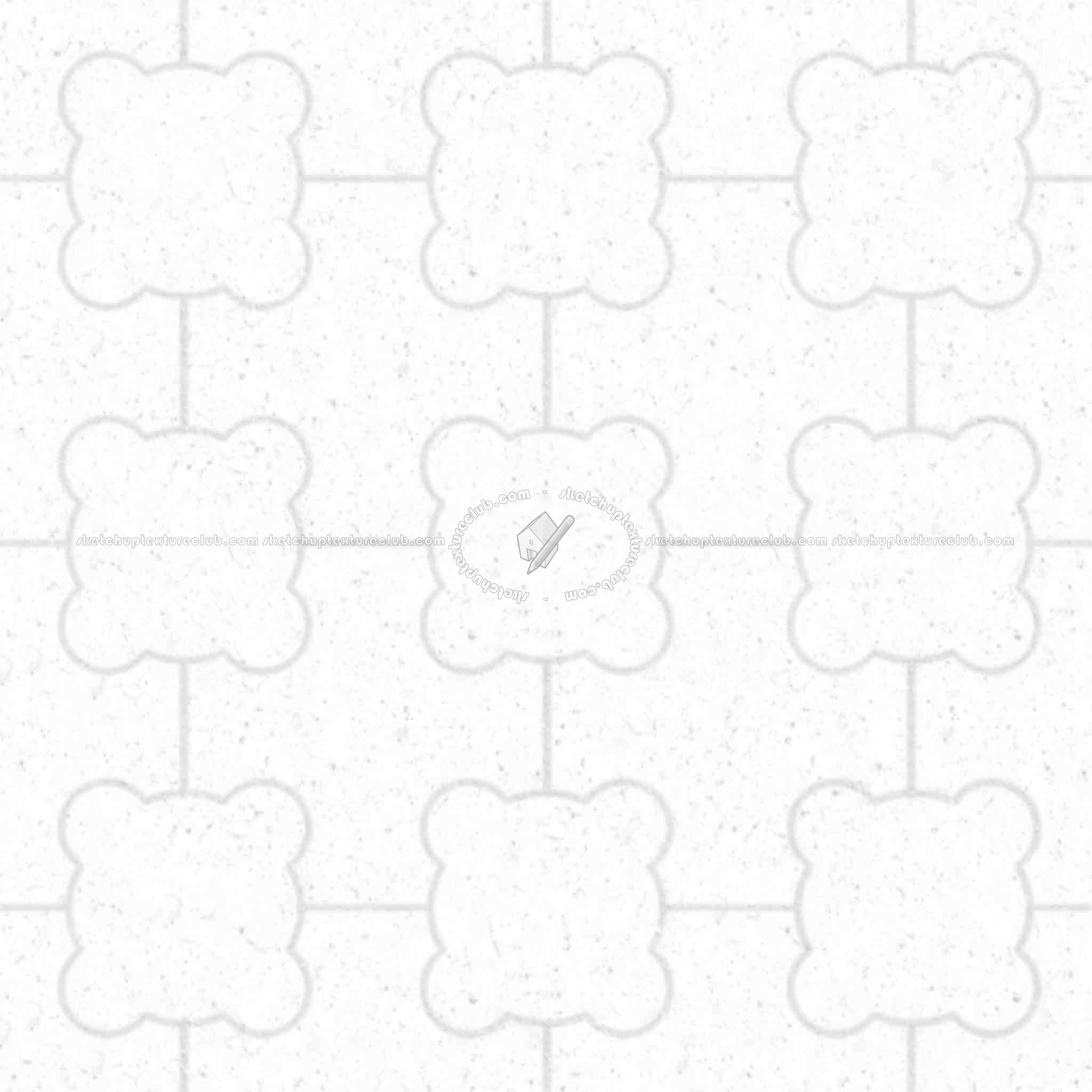 Textures   -   ARCHITECTURE   -   PAVING OUTDOOR   -   Concrete   -   Blocks mixed  - Paving concrete mixed size texture seamless 05581 - Ambient occlusion