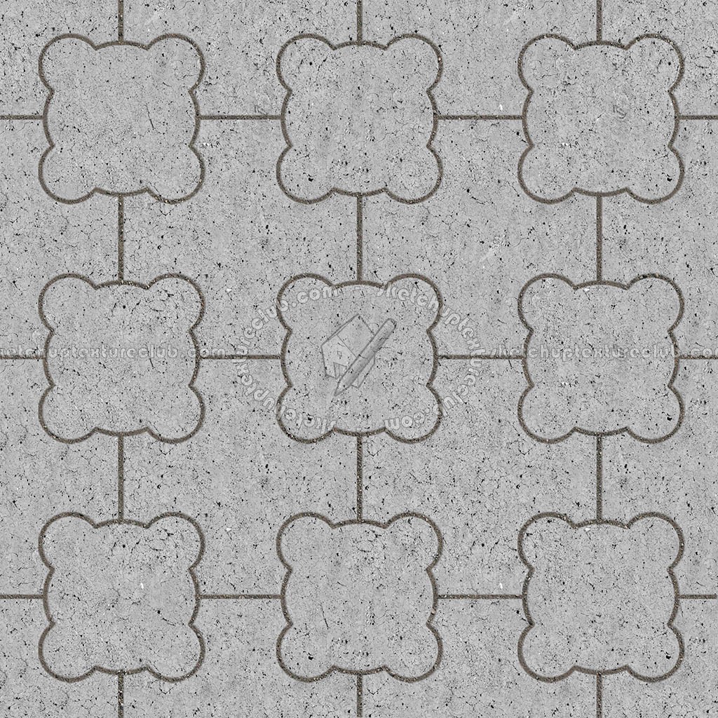 Textures   -   ARCHITECTURE   -   PAVING OUTDOOR   -   Concrete   -   Blocks mixed  - Paving concrete mixed size texture seamless 05581 (seamless)