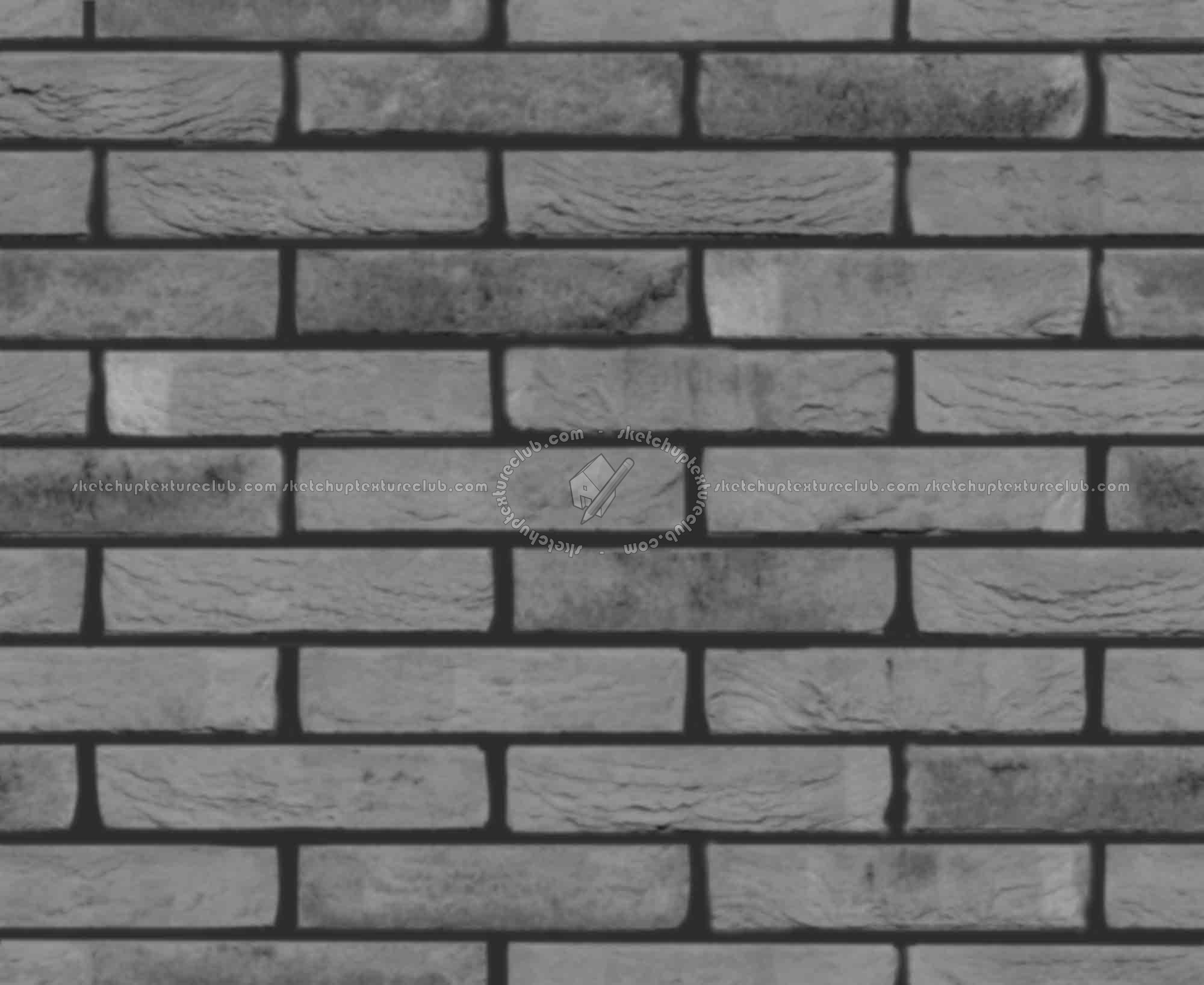 Textures   -   ARCHITECTURE   -   BRICKS   -   Facing Bricks   -   Rustic  - Rustic bricks texture seamless 00193 - Displacement