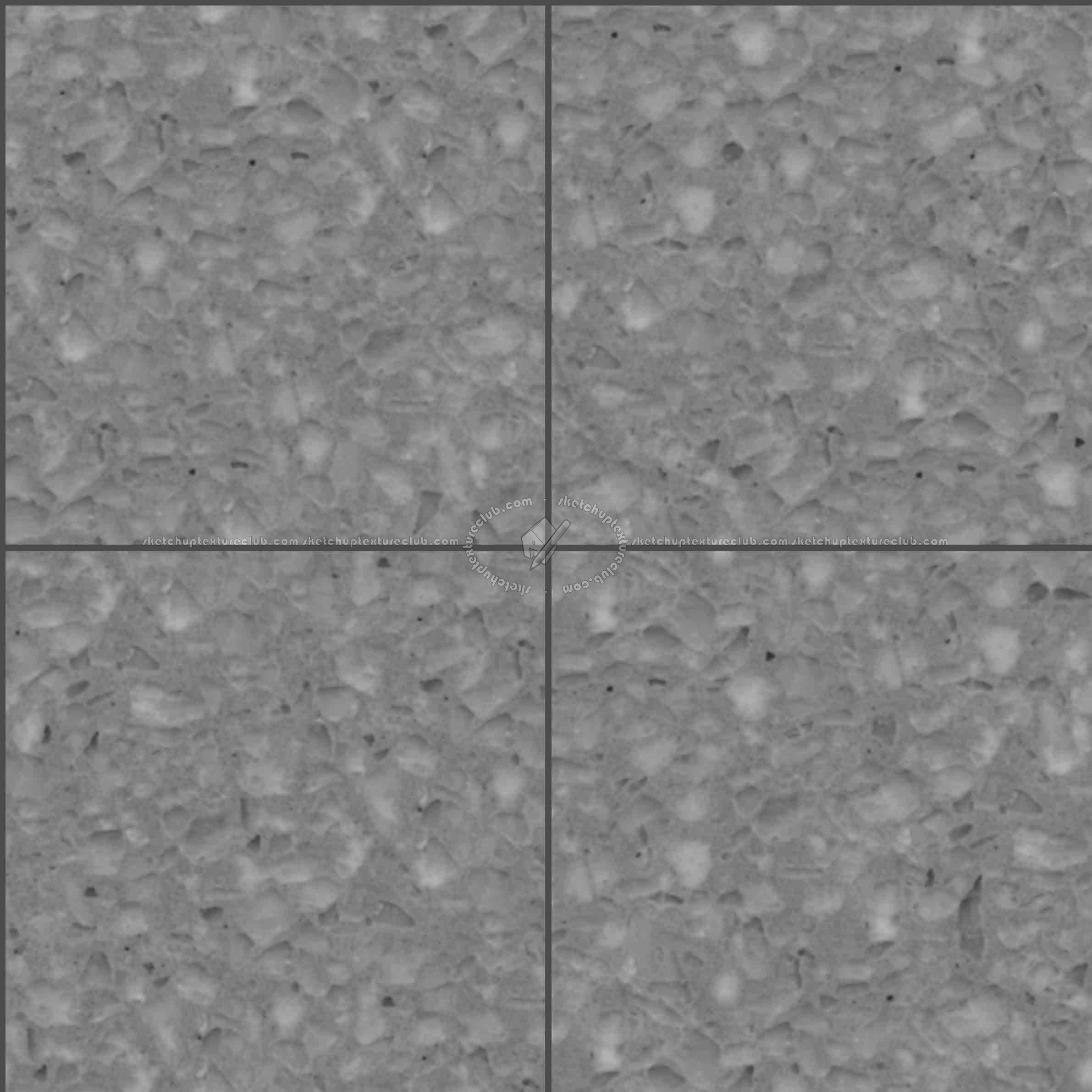 Textures   -   ARCHITECTURE   -   TILES INTERIOR   -   Terrazzo  - terrazzo floor tile PBR texture seamless 21503 - Displacement