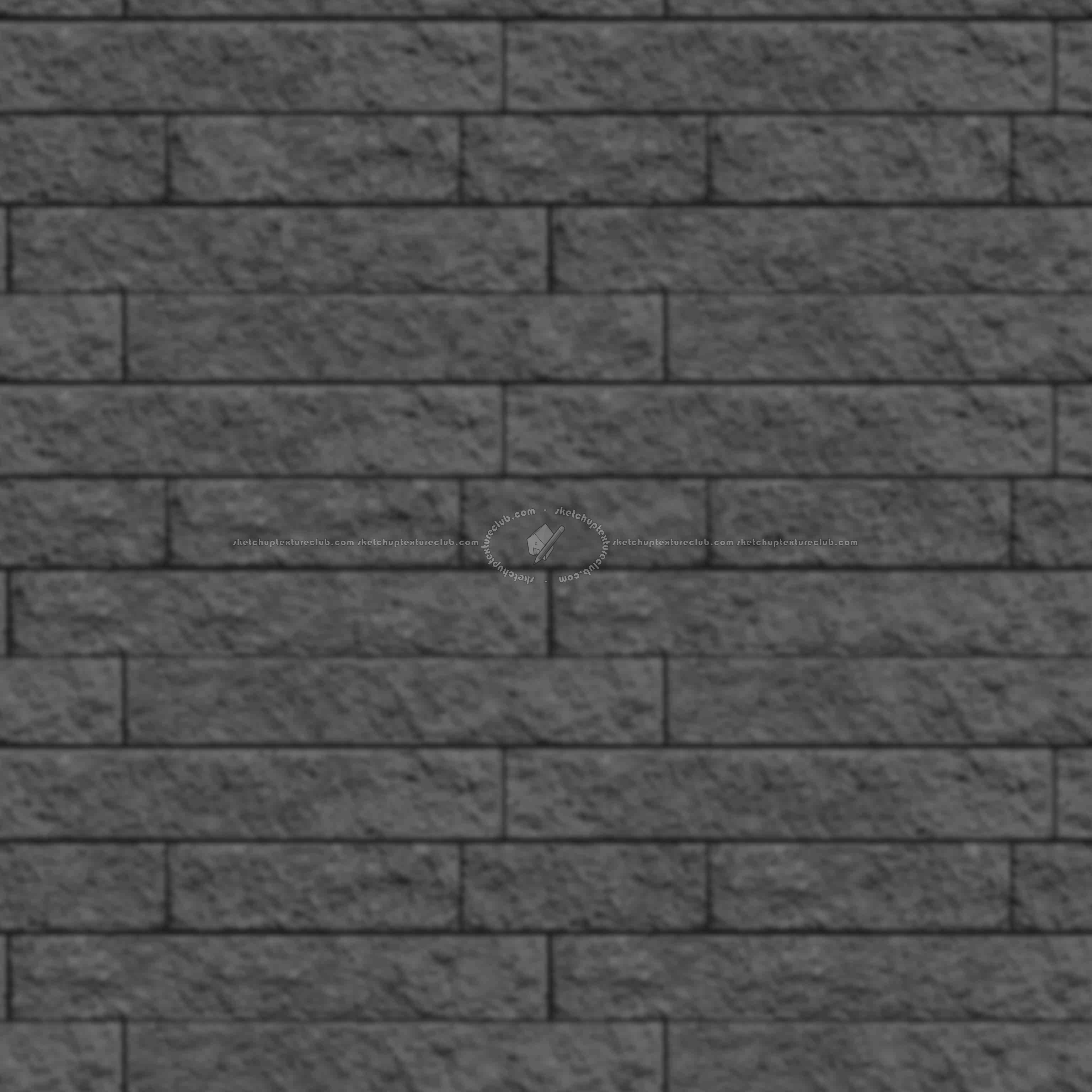Textures   -   ARCHITECTURE   -   STONES WALLS   -   Claddings stone   -   Exterior  - Wall cladding stone texture seamless 07756 - Displacement