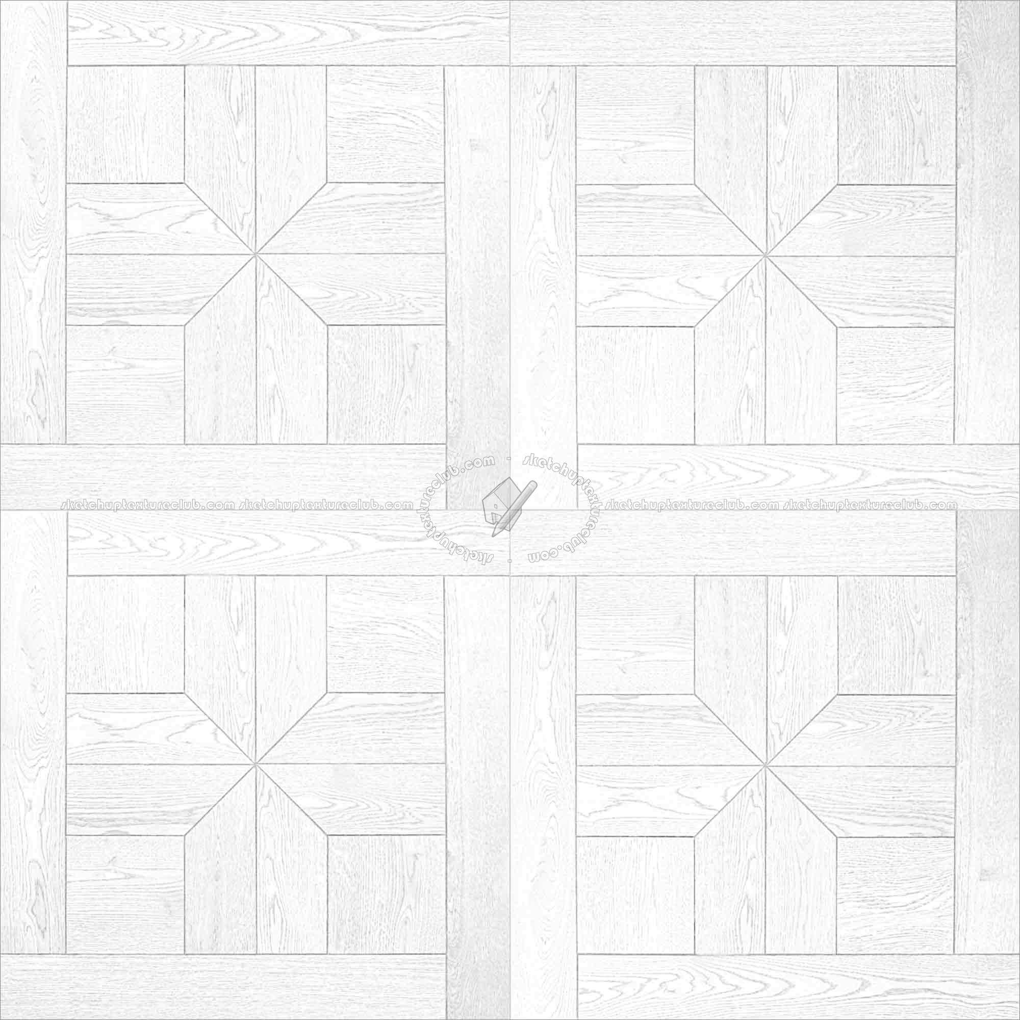 Textures   -   ARCHITECTURE   -   WOOD FLOORS   -   Parquet white  - White wood flooring texture seamless 05465 - Ambient occlusion