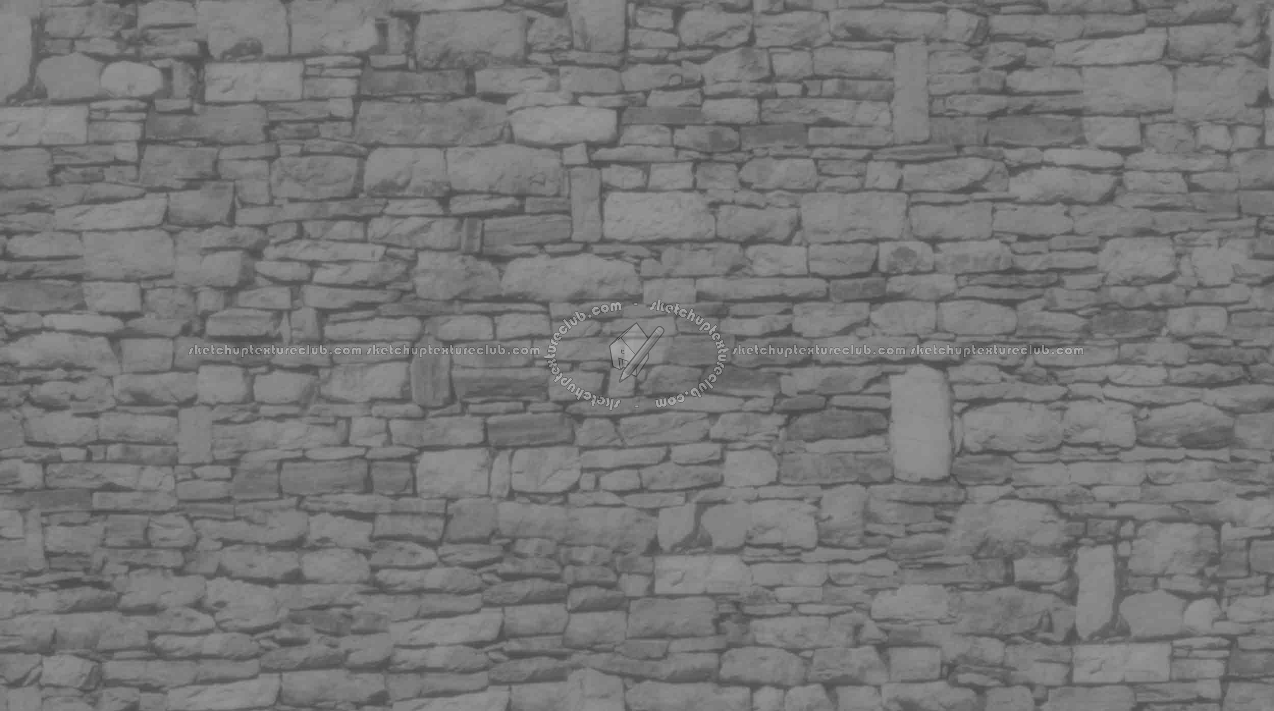 Textures   -   ARCHITECTURE   -   STONES WALLS   -   Stone walls  - Old wall stone texture seamless 17338 - Displacement