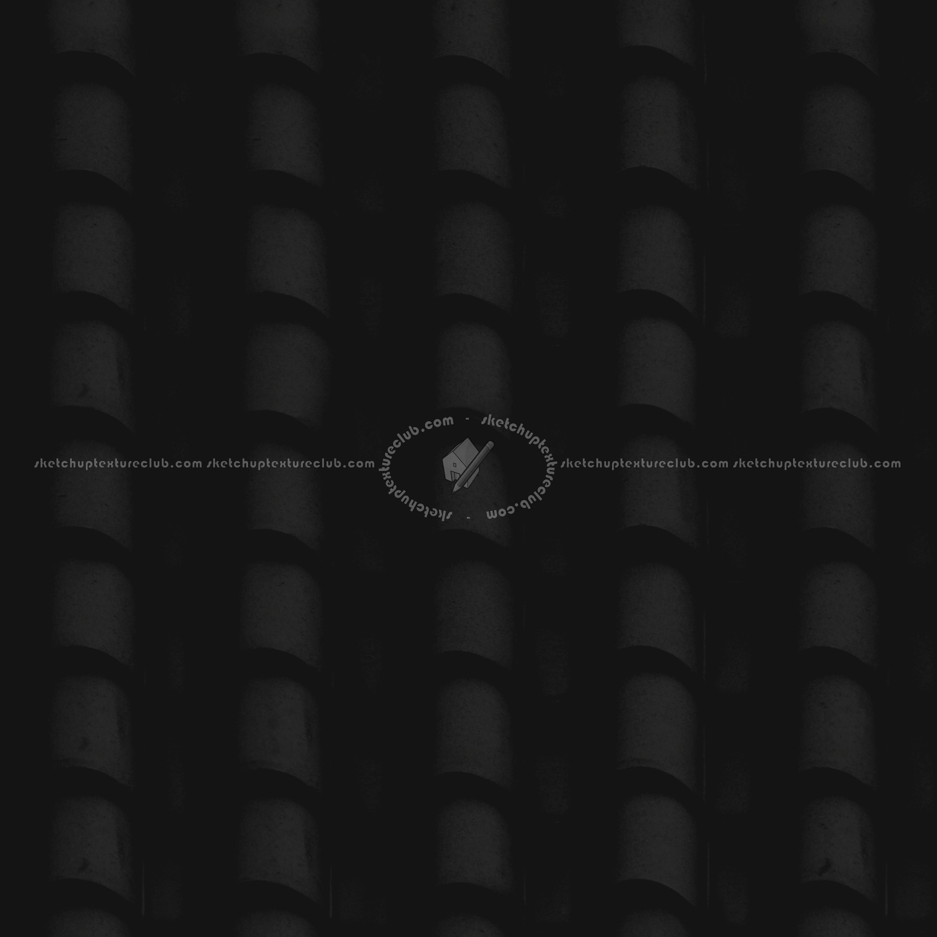 Textures   -   ARCHITECTURE   -   ROOFINGS   -   Clay roofs  - Clay roof texture seamless 19584 - Specular