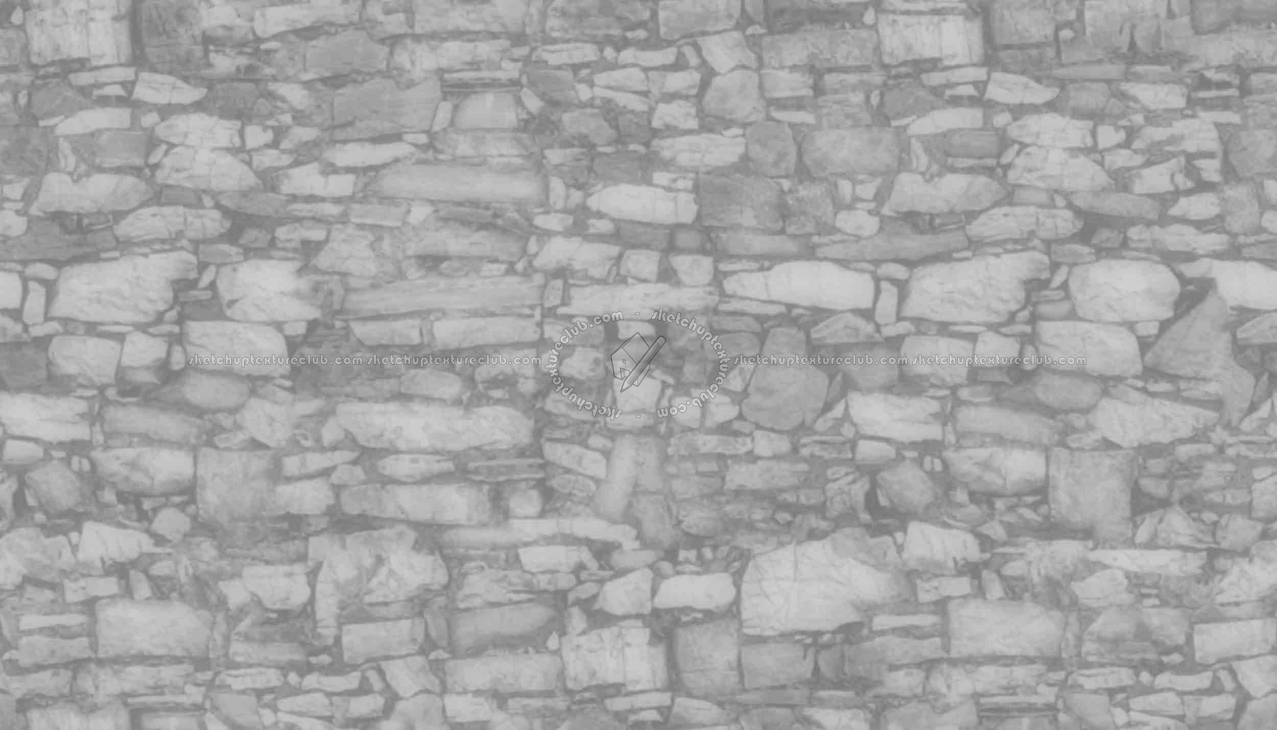 Textures   -   ARCHITECTURE   -   STONES WALLS   -   Stone walls  - Old wall stone texture seamless 17341 - Displacement