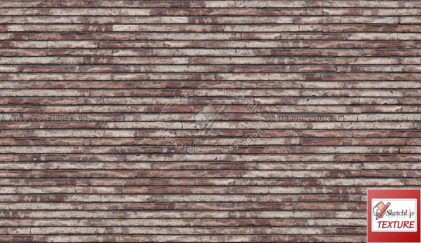 Textures   -   ARCHITECTURE   -   WALLS TILE OUTSIDE  - Clay bricks wall cladding PBR texture seamless 21721