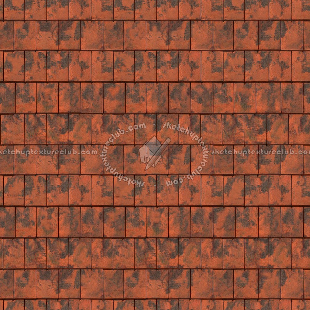 Textures   -   ARCHITECTURE   -   ROOFINGS   -   Clay roofs  - Clay roofing Gauloise texture seamless 03360 (seamless)