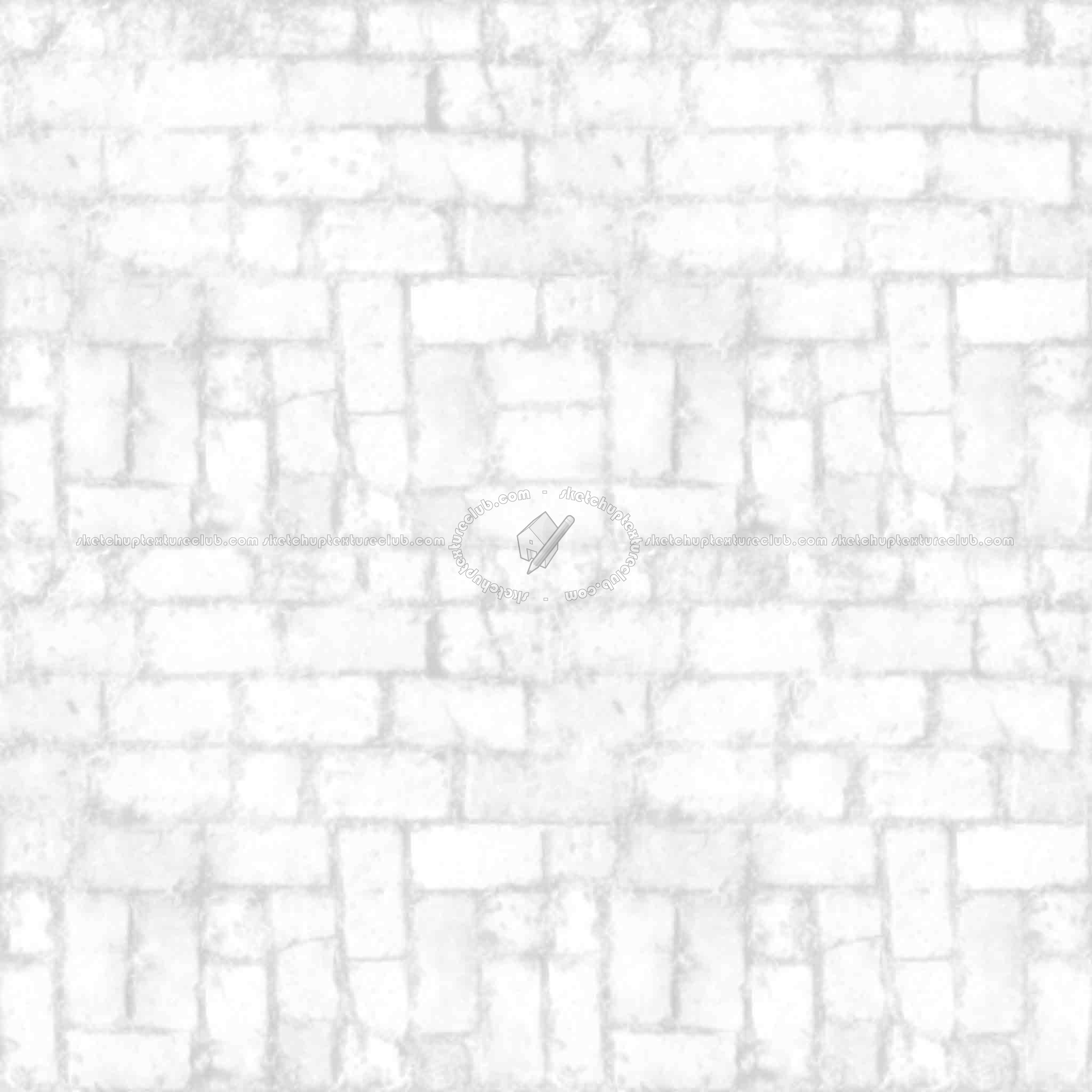 Textures   -   ARCHITECTURE   -   PAVING OUTDOOR   -   Concrete   -   Blocks damaged  - Concrete paving outdoor damaged texture seamless 05500 - Ambient occlusion