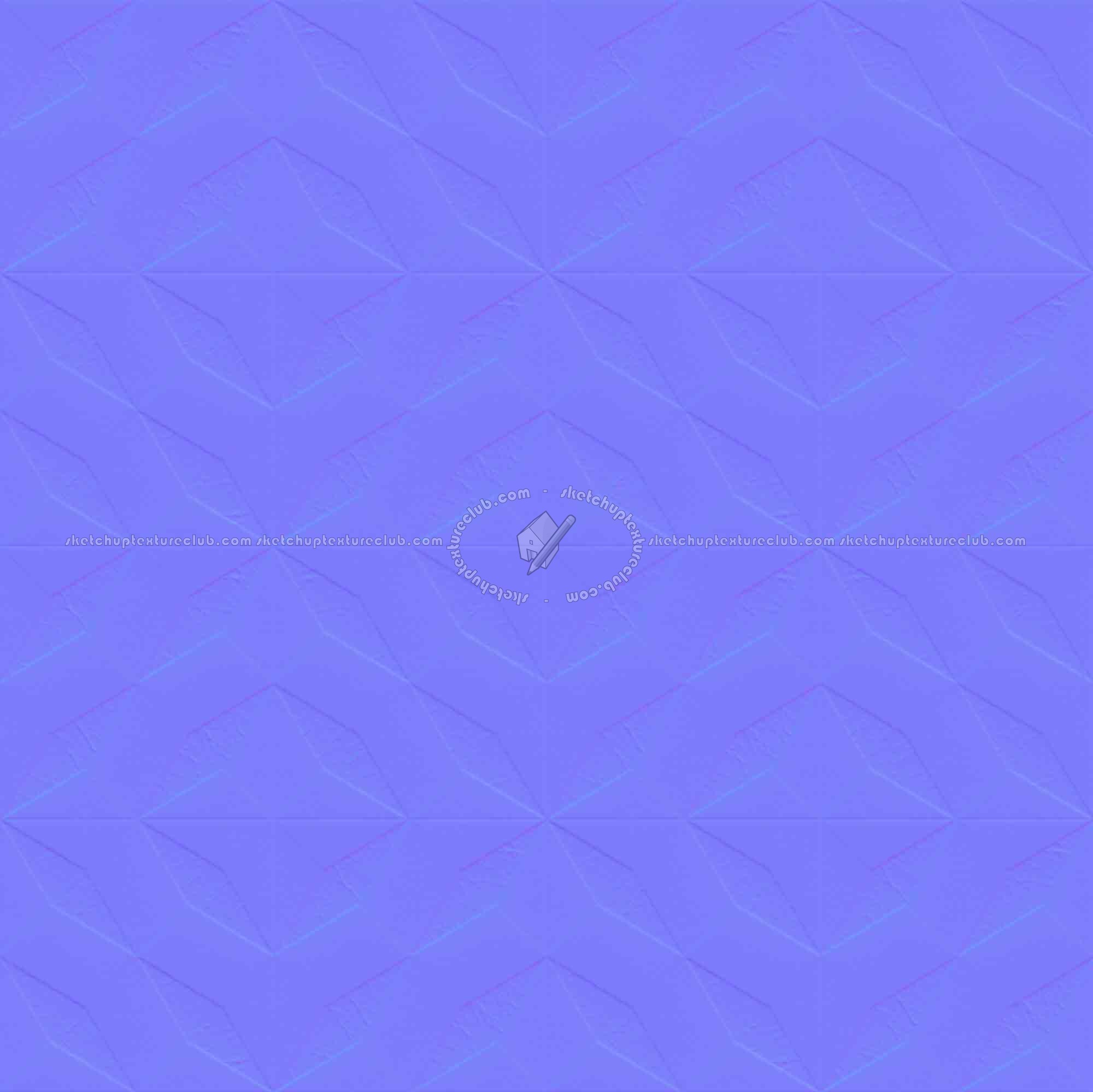 Textures   -   ARCHITECTURE   -   TILES INTERIOR   -   Marble tiles   -   White  - Illusion black white marble floor tile texture seamless 14822 - Normal