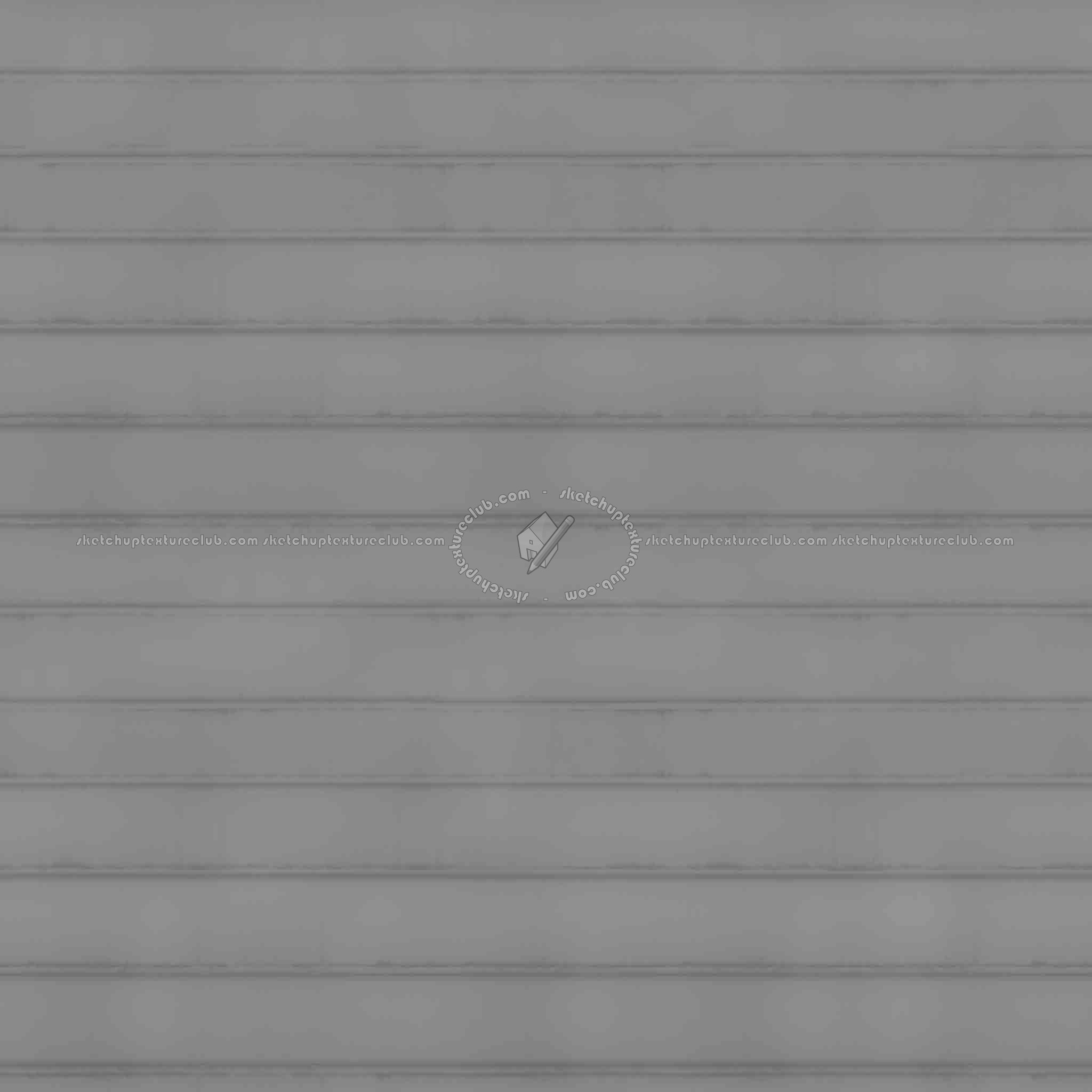 Textures   -   MATERIALS   -   METALS   -   Corrugated  - Rusted painted corrugated metal texture seamless 09938 - Displacement