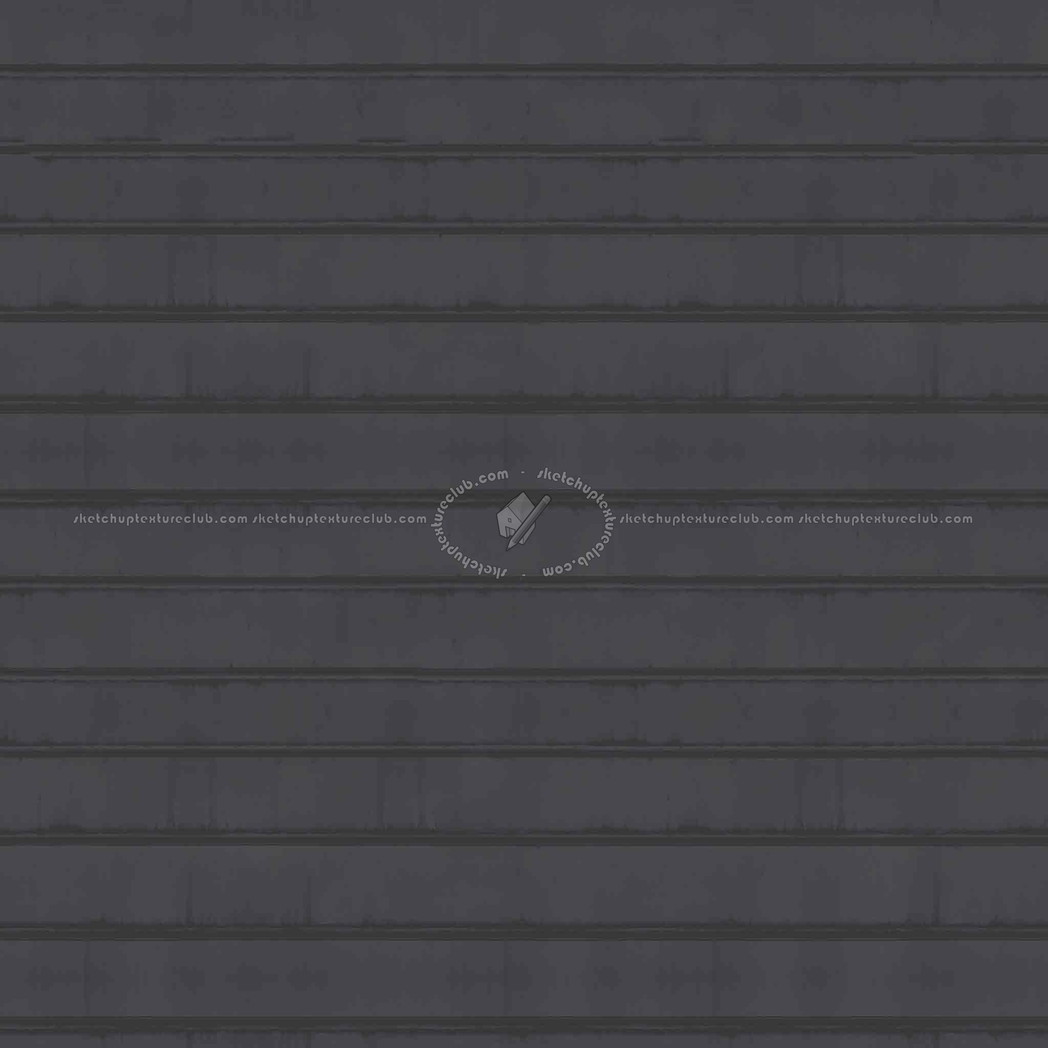 Textures   -   MATERIALS   -   METALS   -   Corrugated  - Rusted painted corrugated metal texture seamless 09938 - Specular