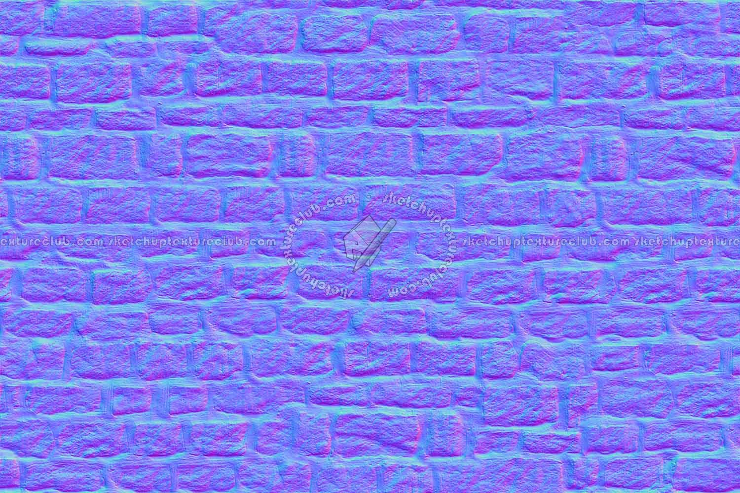 Textures   -   ARCHITECTURE   -   STONES WALLS   -   Stone blocks  - Wall stone with regular blocks texture seamless 08313 - Normal