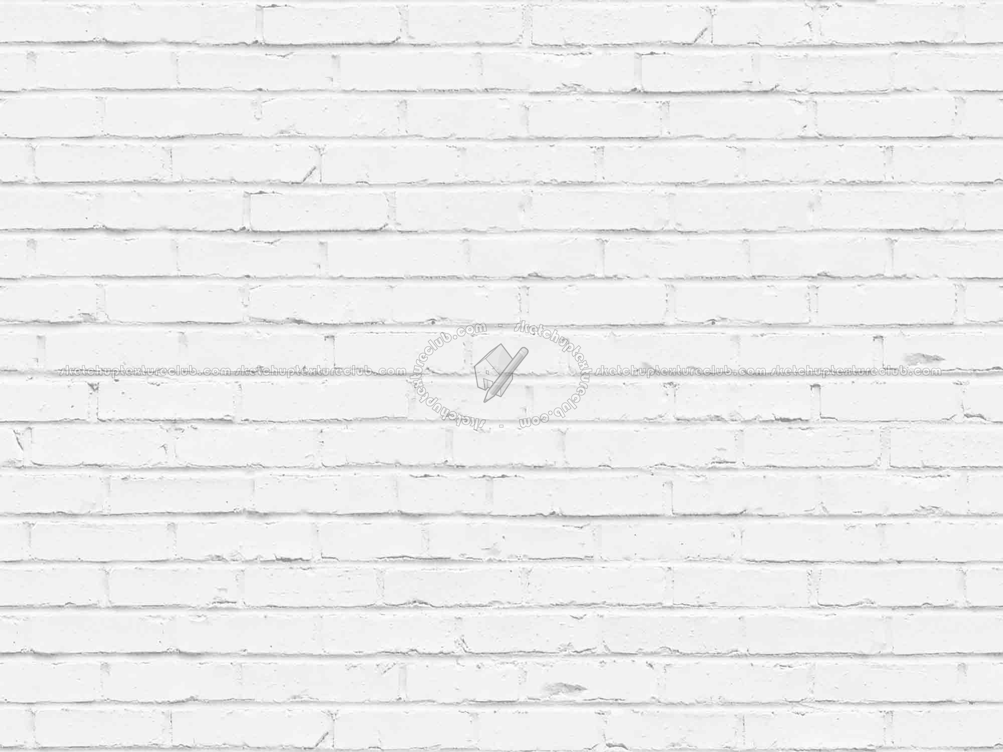 Textures   -   ARCHITECTURE   -   BRICKS   -   White Bricks  - White bricks texture seamless 00510 - Ambient occlusion