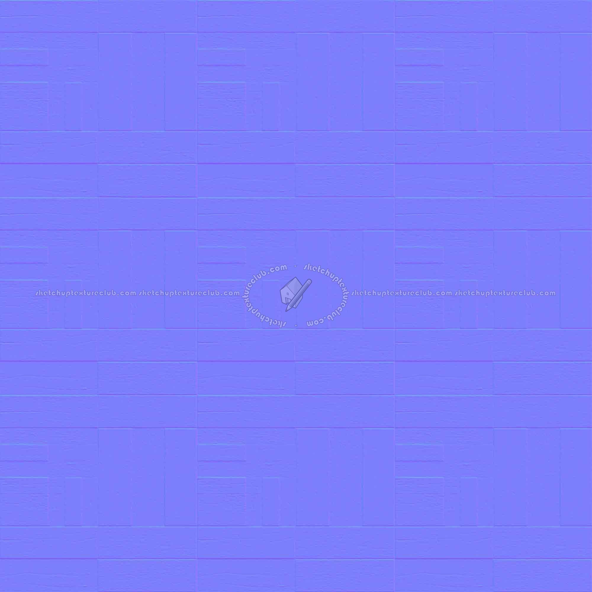 Textures   -   ARCHITECTURE   -   WOOD FLOORS   -   Parquet square  - Wood flooring square texture seamless 05407 - Normal