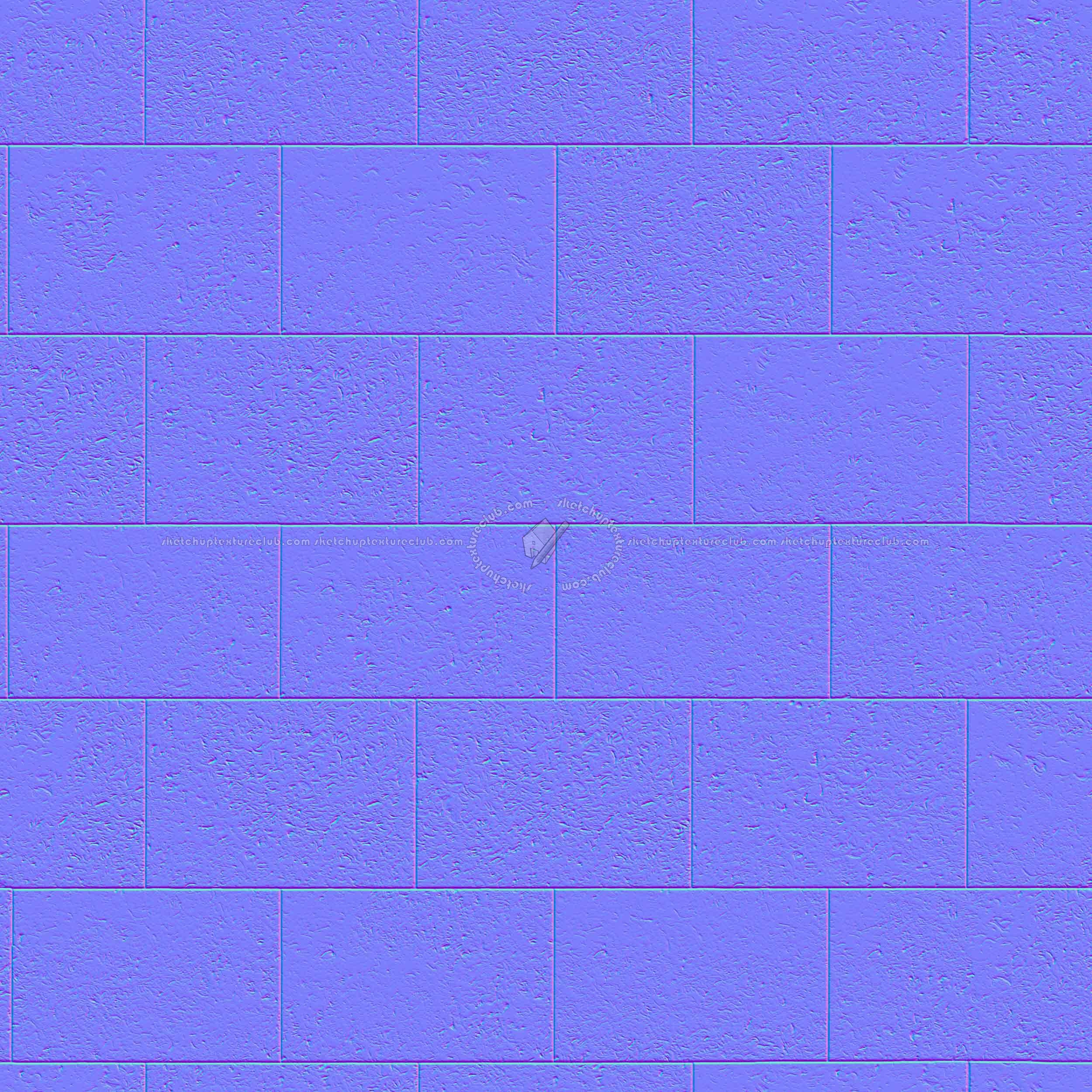 Textures   -   ARCHITECTURE   -   PAVING OUTDOOR   -   Pavers stone   -   Blocks regular  - Portland paver stone PBR texture seamless 22050 - Normal