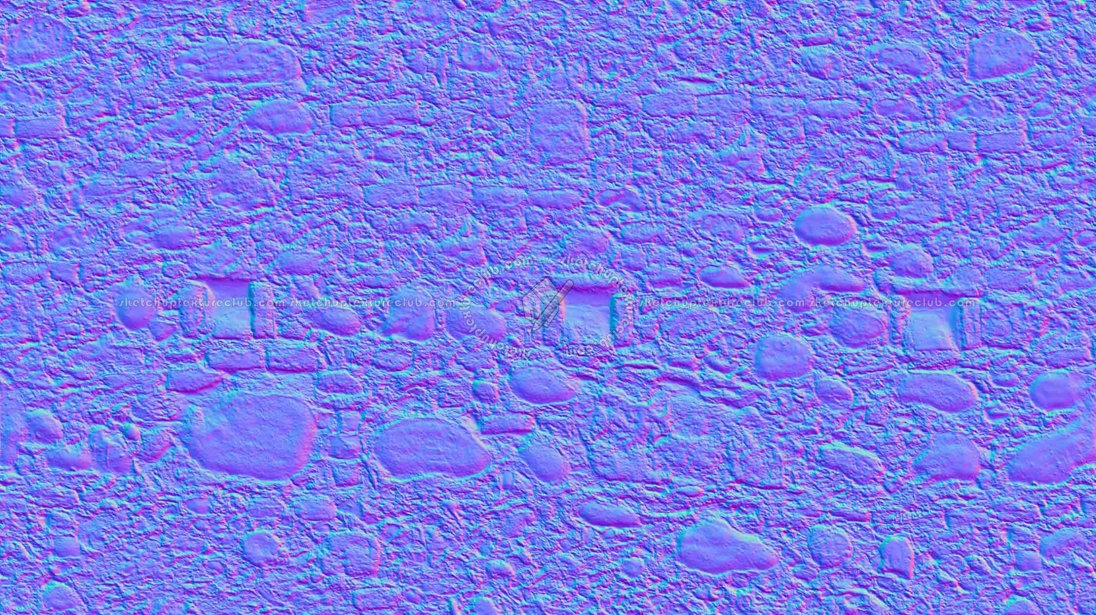 Textures   -   ARCHITECTURE   -   STONES WALLS   -   Stone walls  - Italy old mixed wall stone texture seamless 19267 - Normal