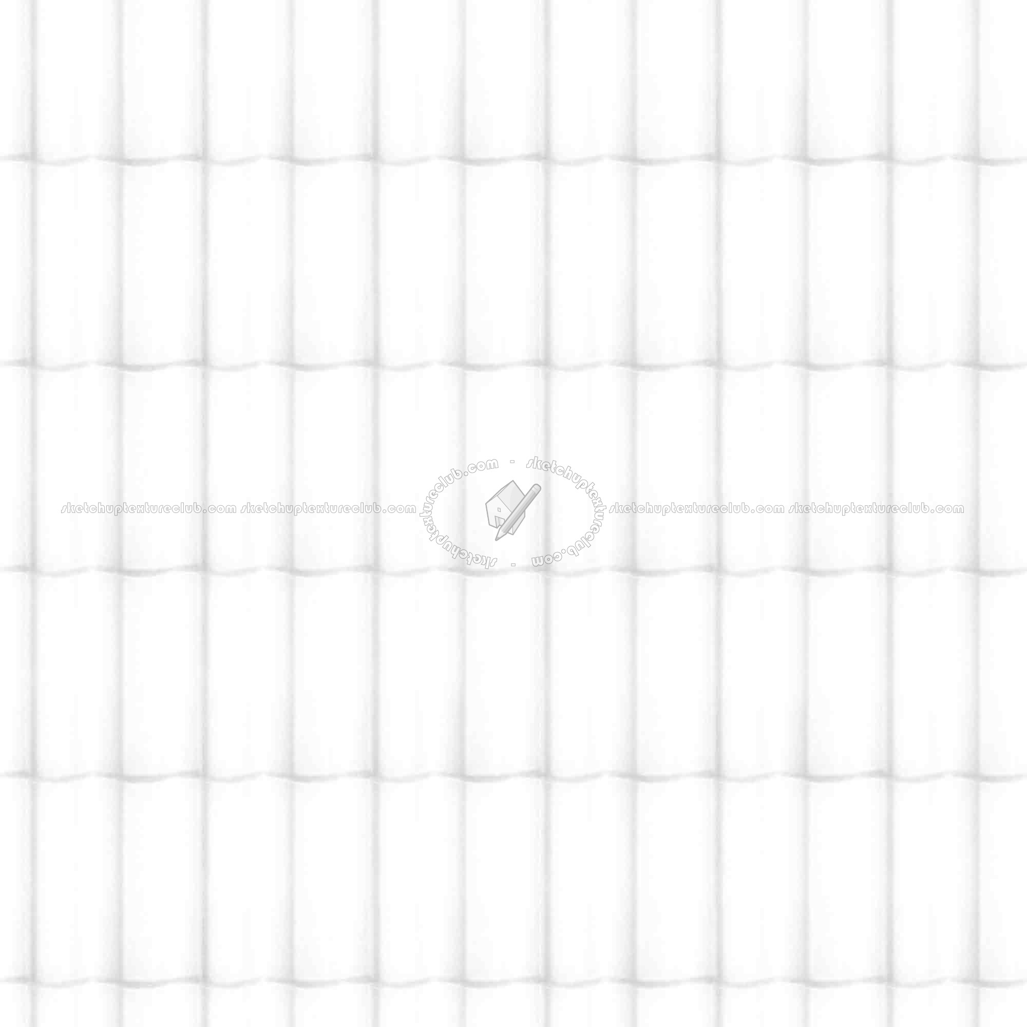 Textures   -   ARCHITECTURE   -   ROOFINGS   -   Clay roofs  - White clay roof texture seamless 20917 - Ambient occlusion