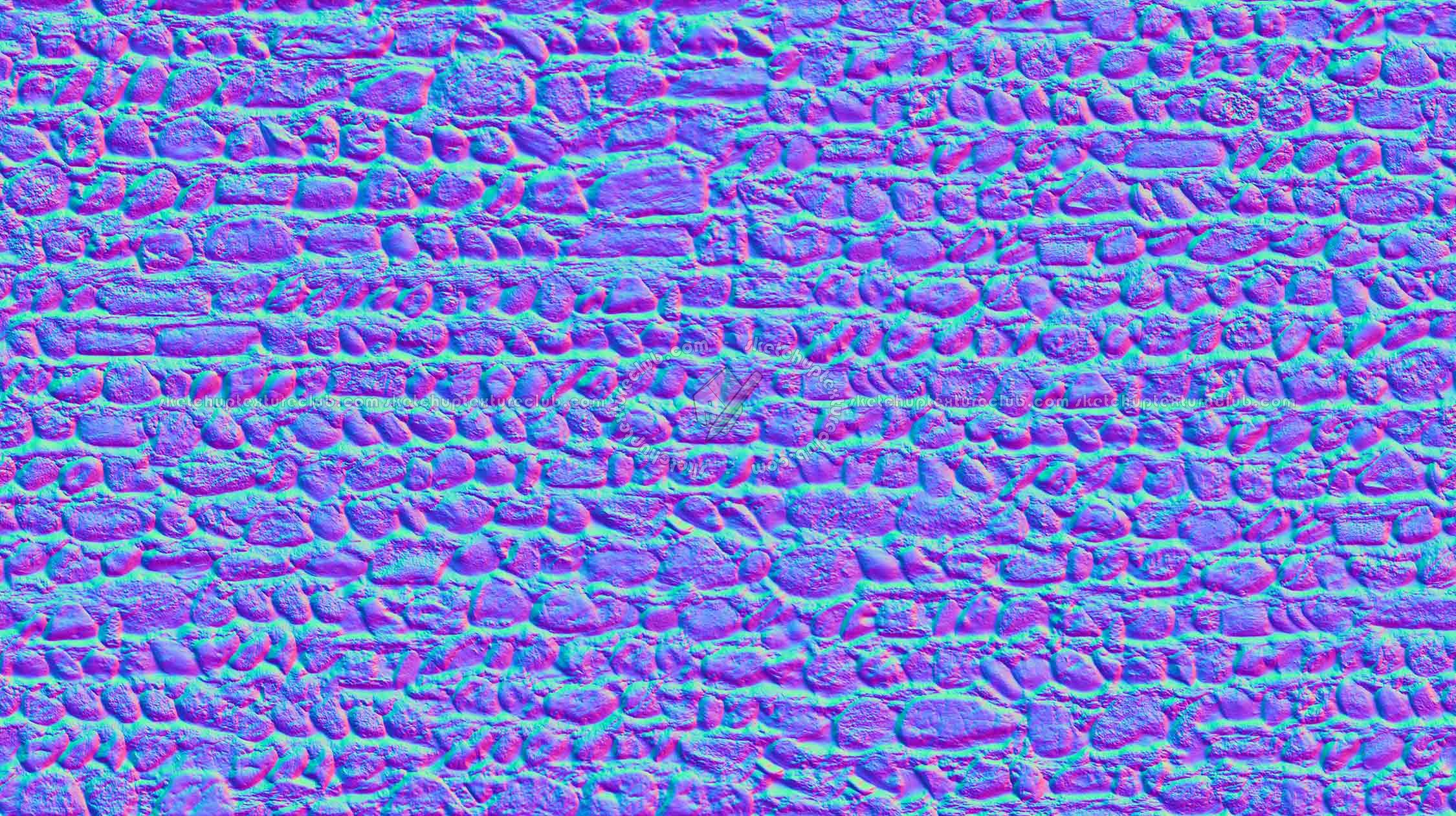 Textures   -   ARCHITECTURE   -   STONES WALLS   -   Stone walls  - Italy old wall stone texture seamless 19663 - Normal