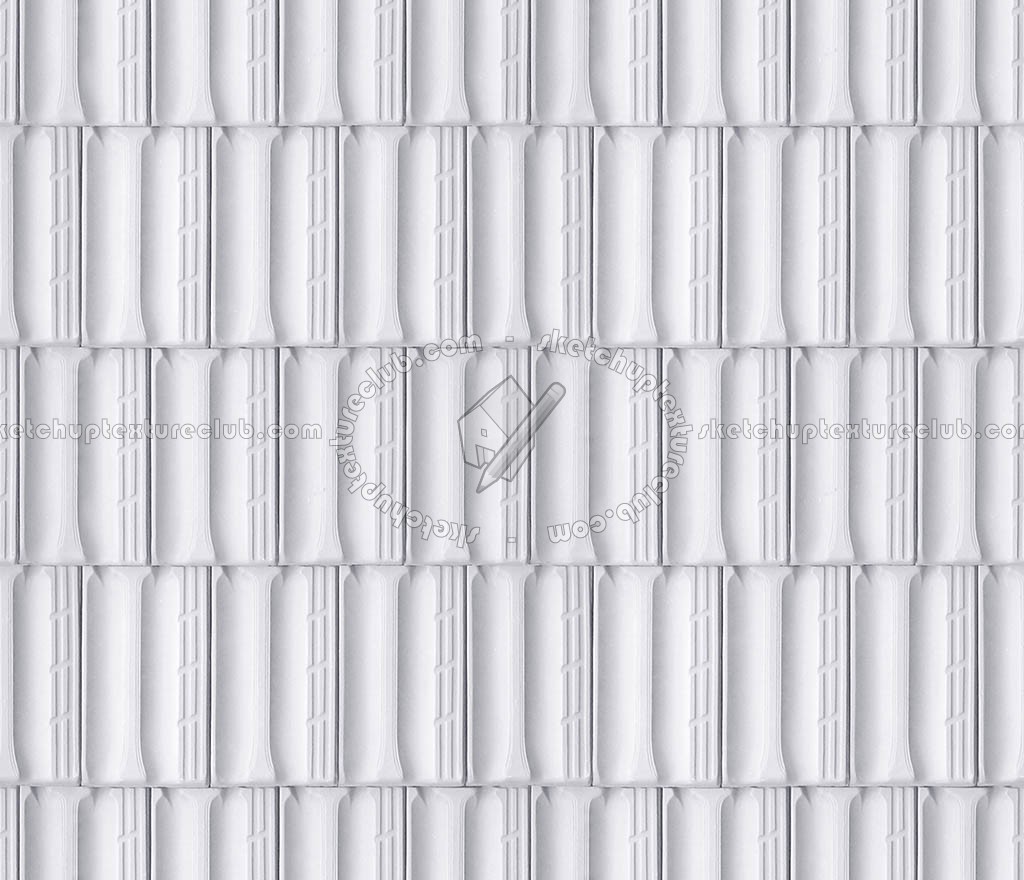 Textures   -   ARCHITECTURE   -   ROOFINGS   -   Clay roofs  - White clay roof texture seamless 20920 (seamless)