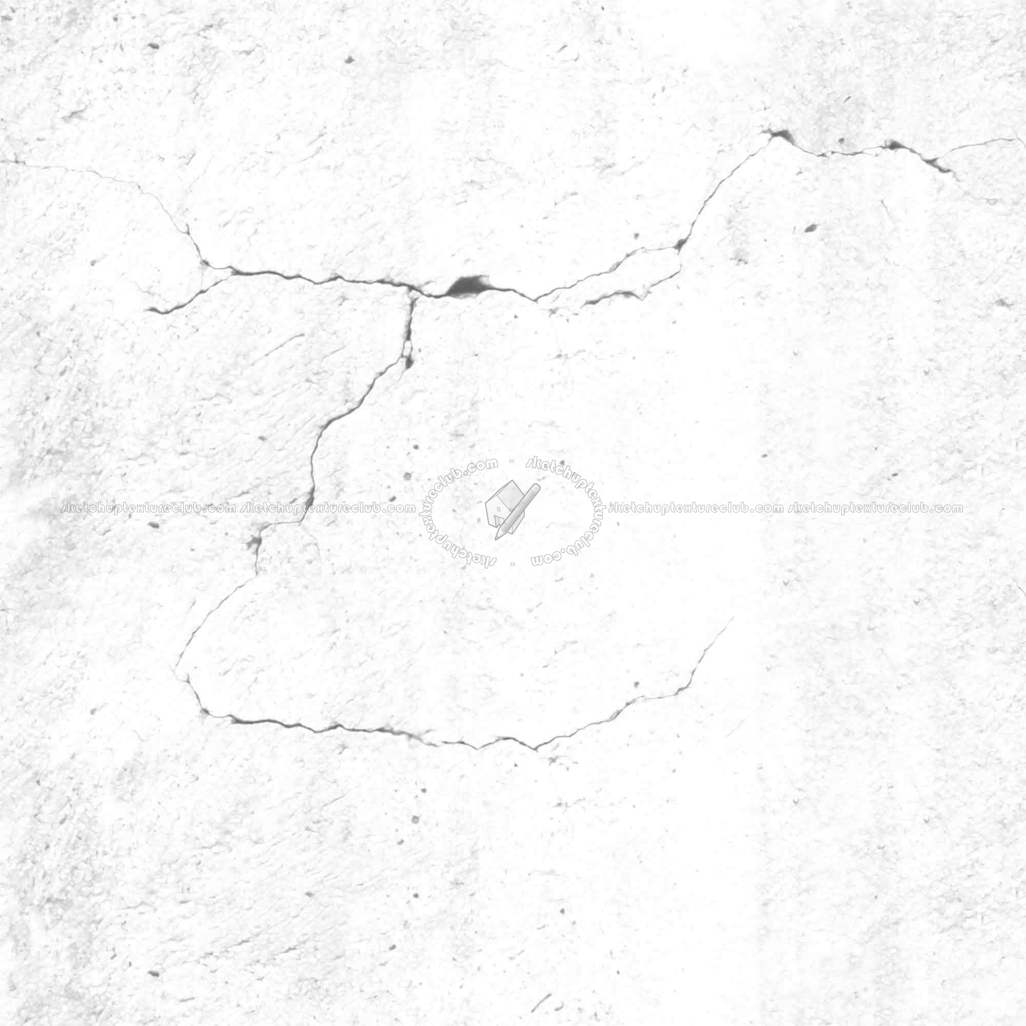 Textures   -   ARCHITECTURE   -   CONCRETE   -   Bare   -   Damaged walls  - Concrete bare damaged texture seamles 01381 - Ambient occlusion