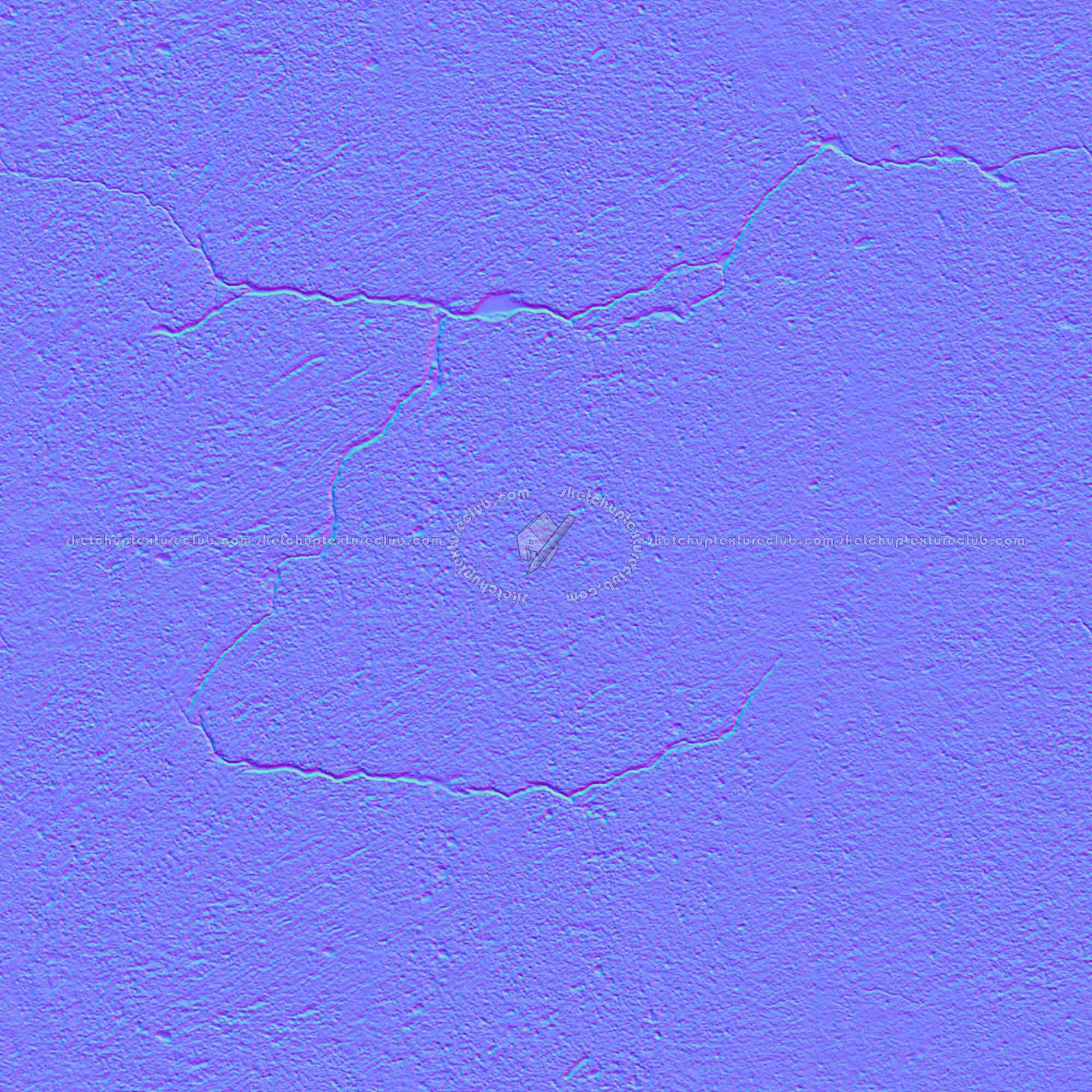 Textures   -   ARCHITECTURE   -   CONCRETE   -   Bare   -   Damaged walls  - Concrete bare damaged texture seamles 01381 - Normal