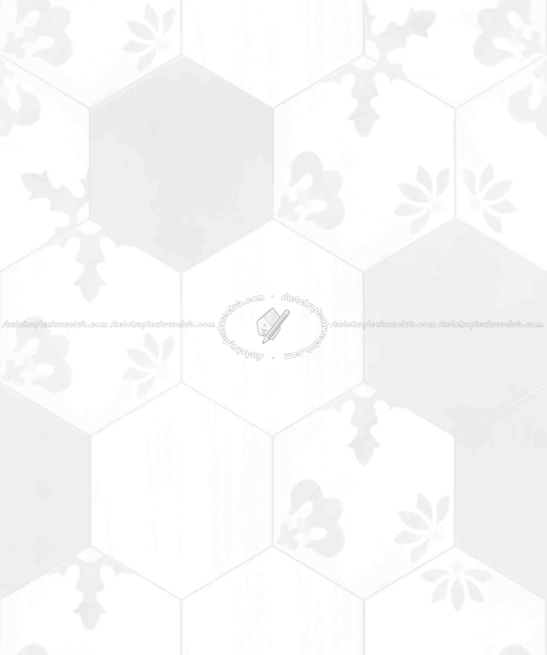 Textures   -   ARCHITECTURE   -   TILES INTERIOR   -   Hexagonal mixed  - Hexagonal tile texture seamless 17121 - Ambient occlusion