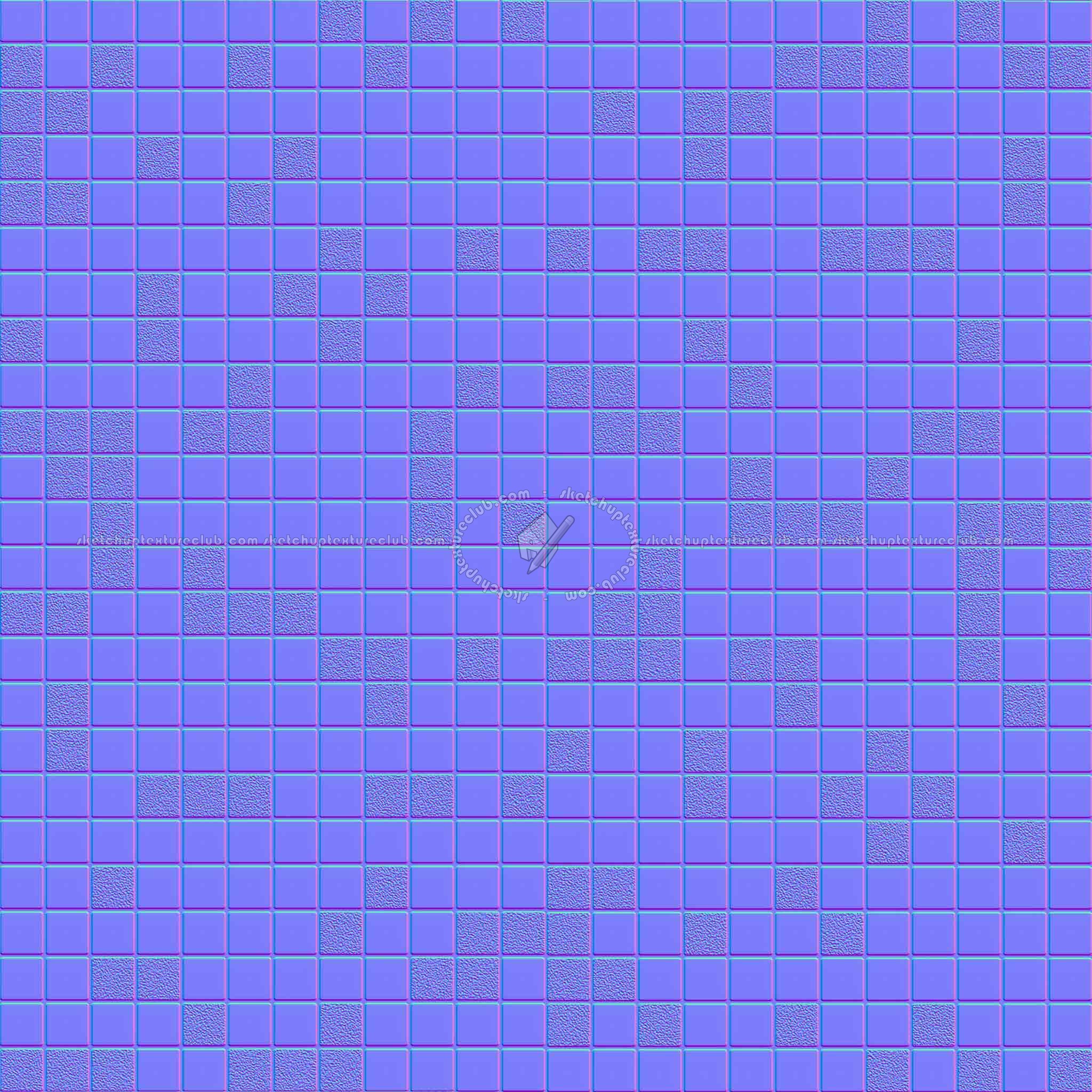 Textures   -   ARCHITECTURE   -   TILES INTERIOR   -   Mosaico   -   Classic format   -   Multicolor  - Mosaico multicolor tiles texture seamless 14988 - Normal