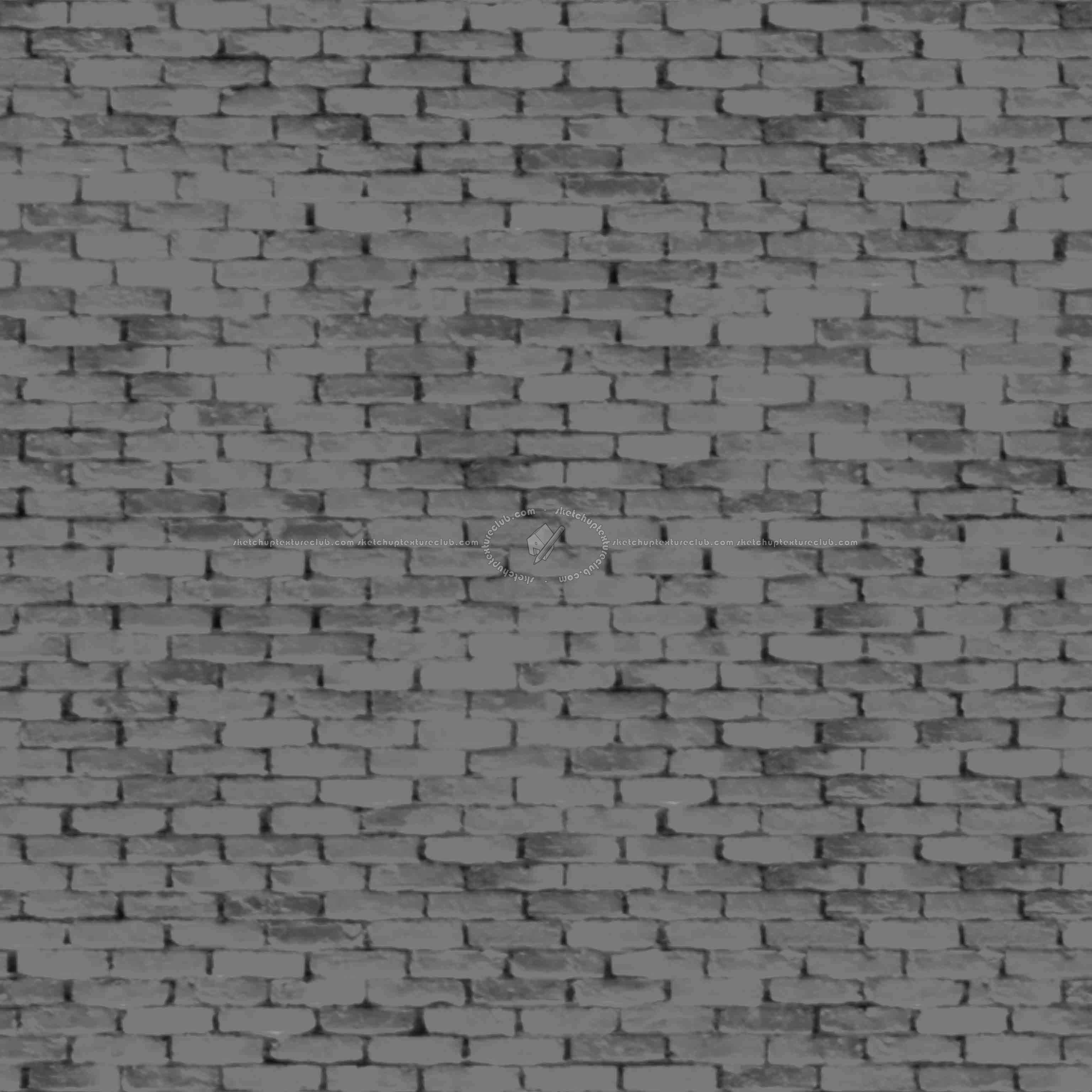 Textures   -   ARCHITECTURE   -   BRICKS   -   Old bricks  - Old bricks texture seamless 00356 - Displacement
