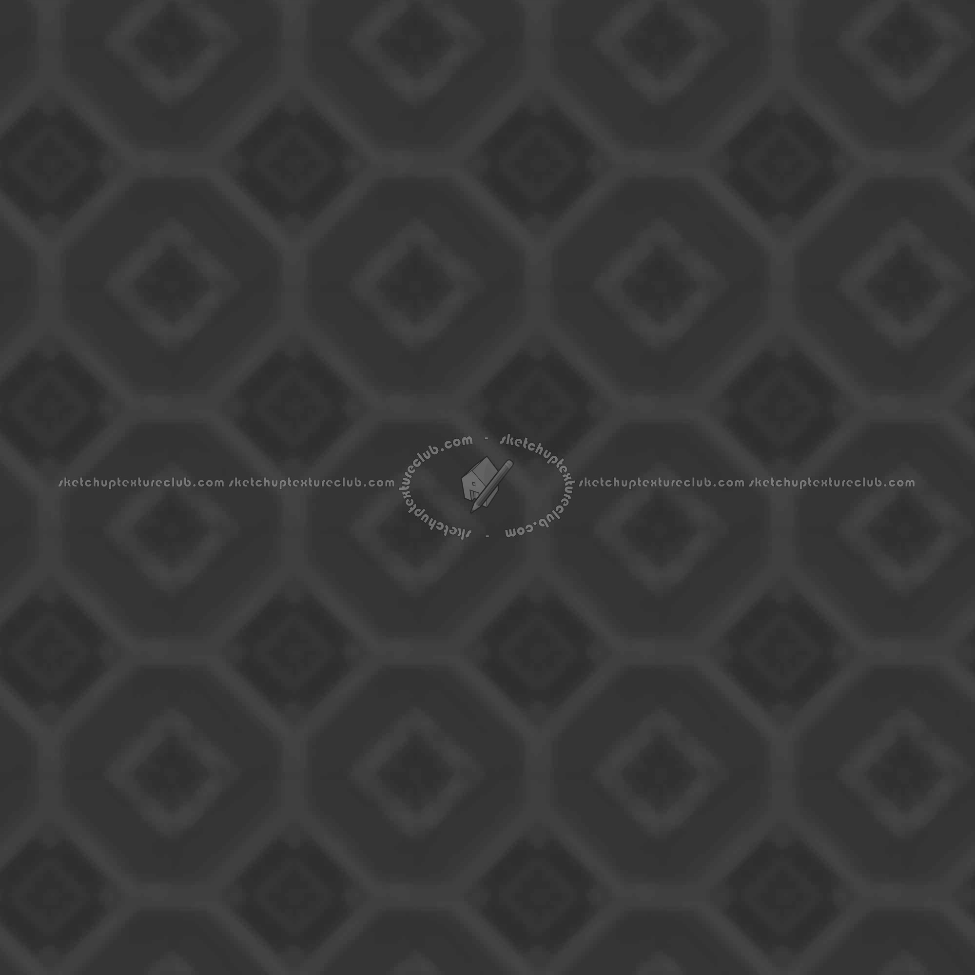 Textures   -   ARCHITECTURE   -   WOOD FLOORS   -   Geometric pattern  - Parquet geometric pattern texture seamless 04743 - Displacement