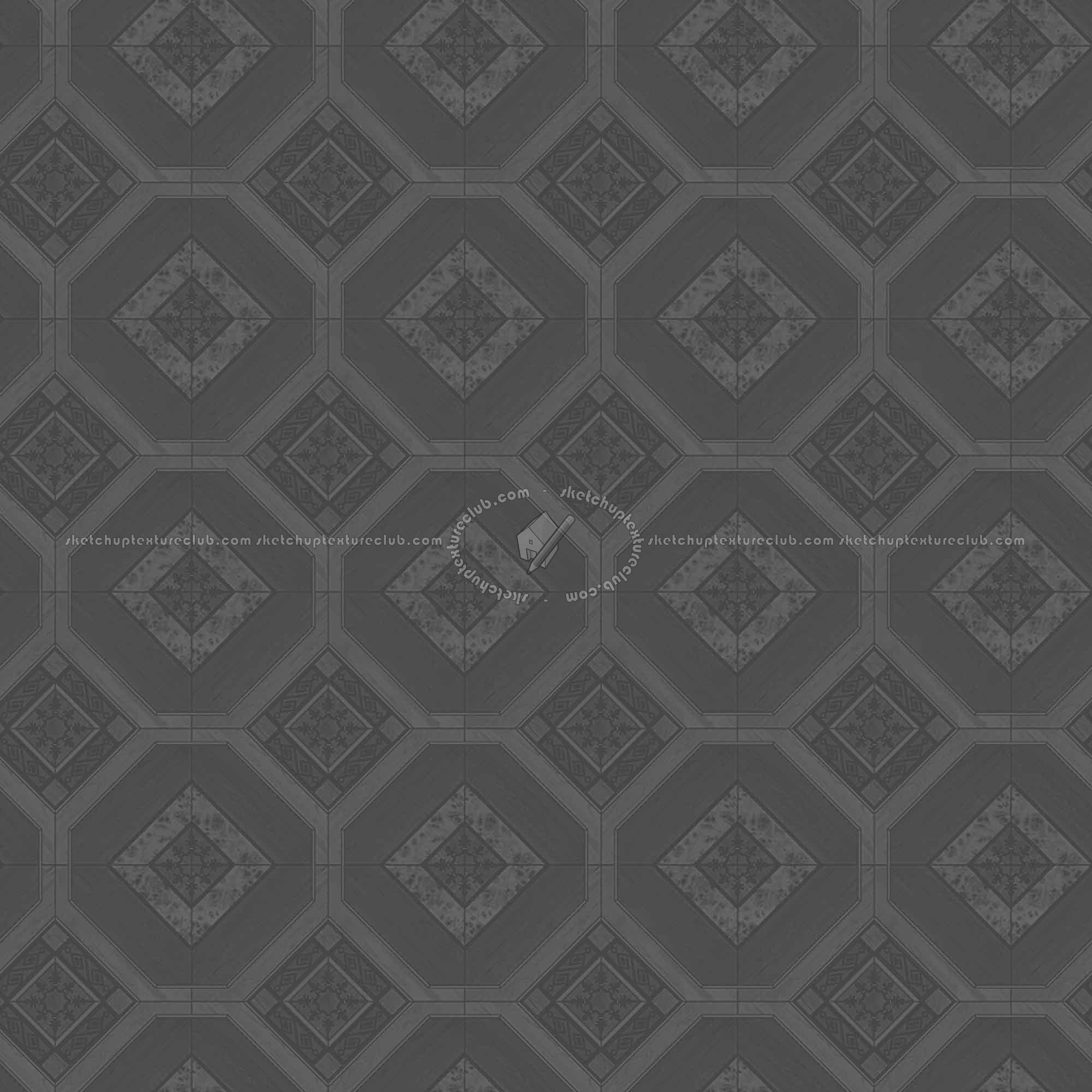 Textures   -   ARCHITECTURE   -   WOOD FLOORS   -   Geometric pattern  - Parquet geometric pattern texture seamless 04743 - Specular