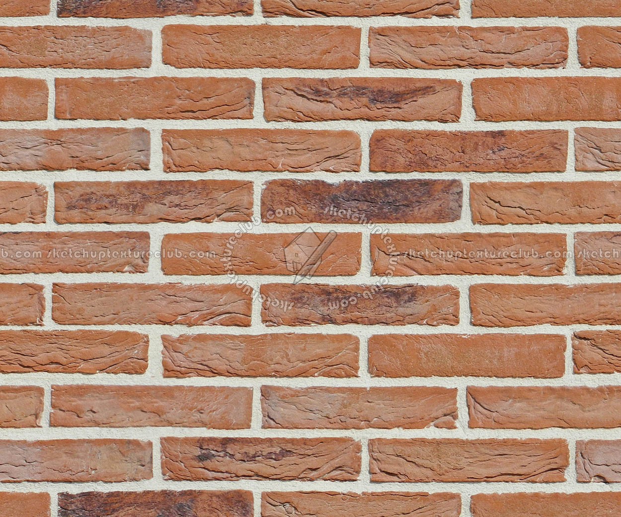 Textures   -   ARCHITECTURE   -   BRICKS   -   Facing Bricks   -   Rustic  - Rustic bricks texture seamless 00195 (seamless)