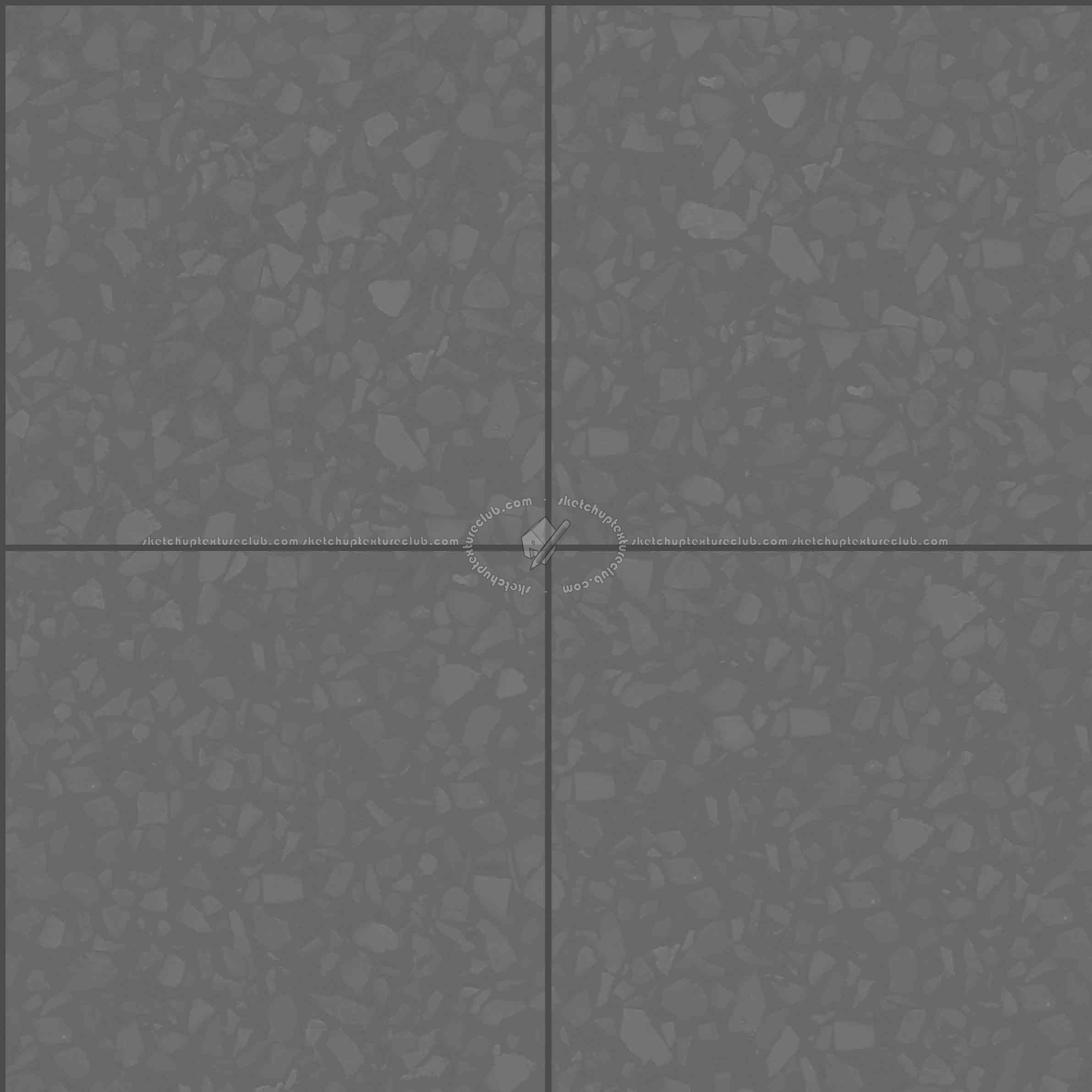 Textures   -   ARCHITECTURE   -   TILES INTERIOR   -   Terrazzo  - terrazzo floor tile PBR texture seamless 21505 - Displacement