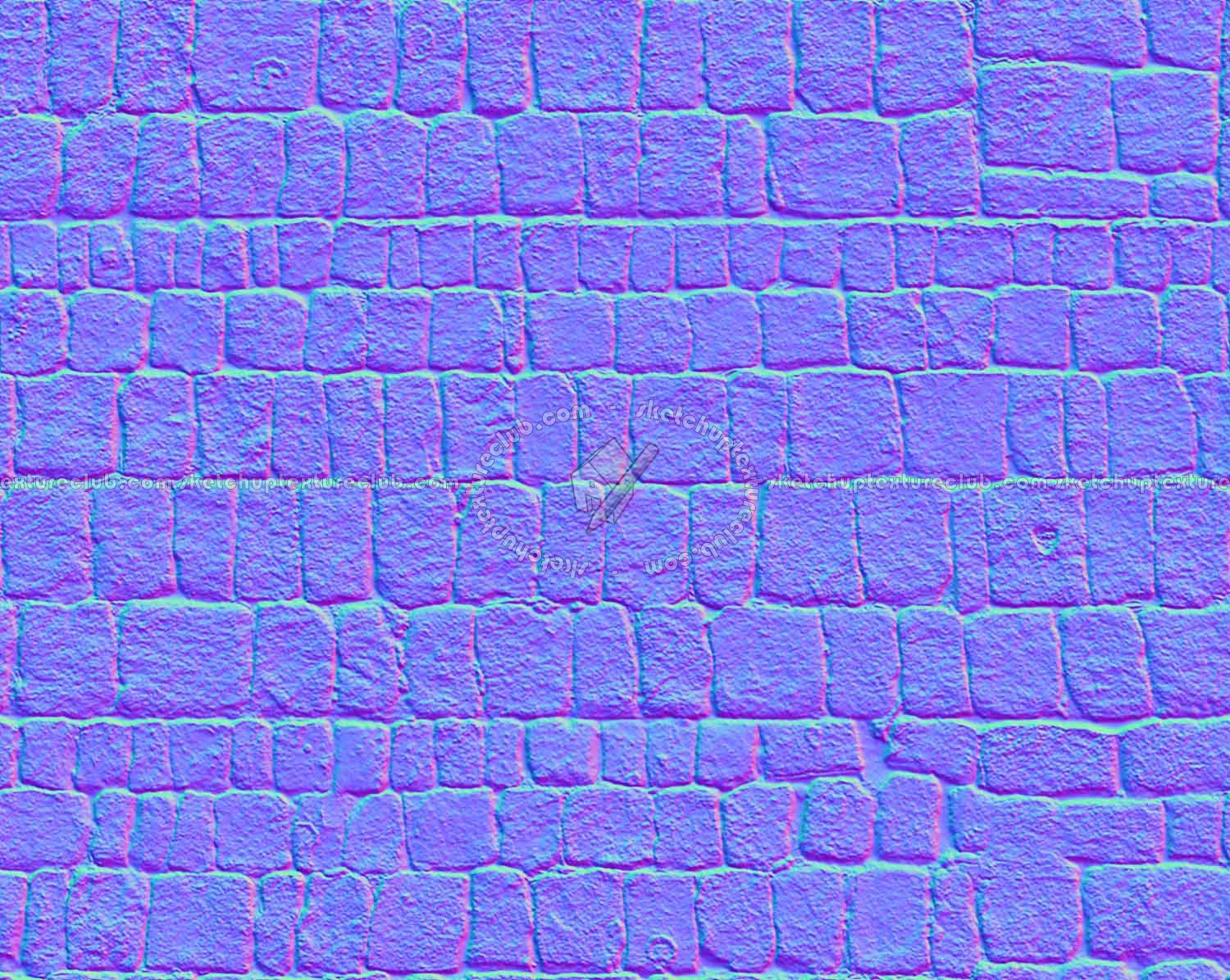 Textures   -   ARCHITECTURE   -   STONES WALLS   -   Stone blocks  - Wall stone with regular blocks texture seamless 08314 - Normal