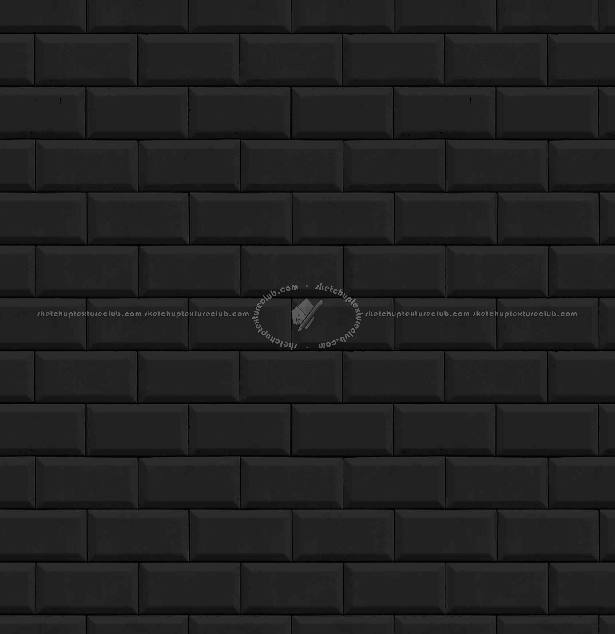 White Metro Bricks Texture Seamless 00511