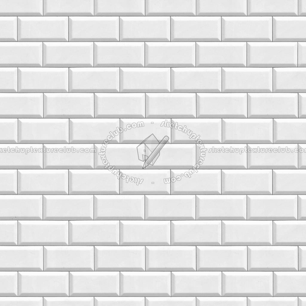 Textures   -   ARCHITECTURE   -   BRICKS   -   White Bricks  - White metro bricks texture seamless 00511 (seamless)