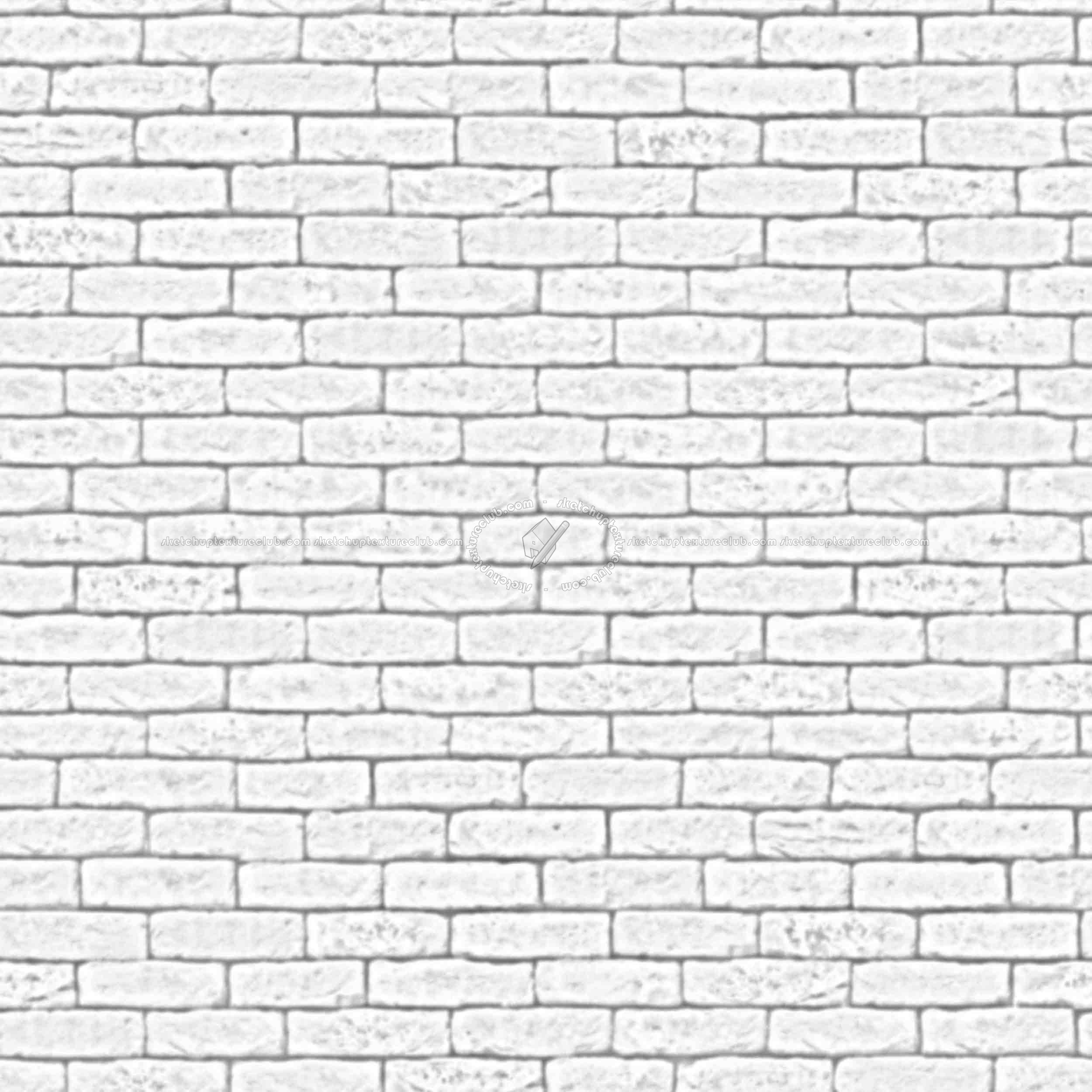 Textures   -   ARCHITECTURE   -   BRICKS   -   Facing Bricks   -   Rustic  - rustic bricks PBR texture seamless 21740 - Ambient occlusion