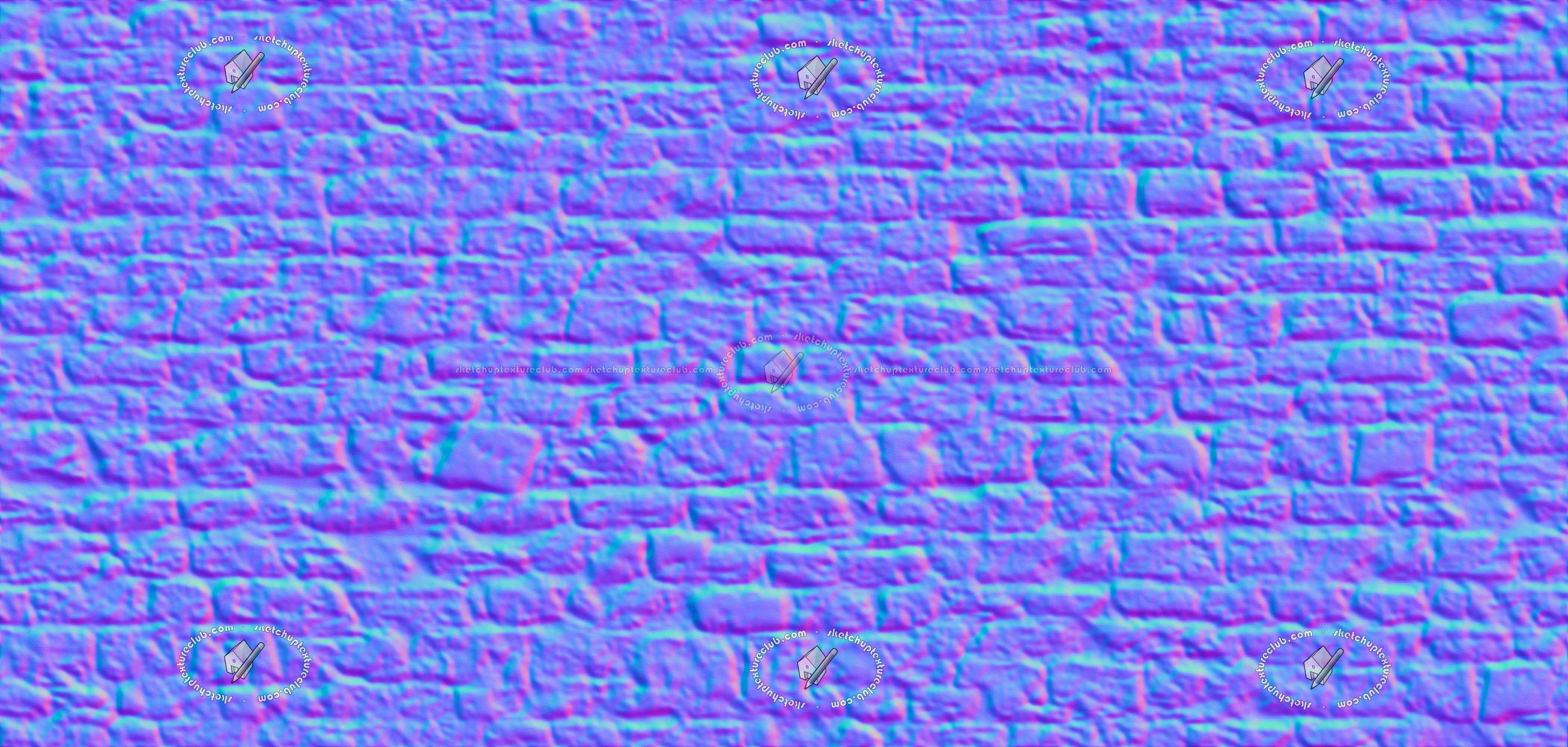 Textures   -   ARCHITECTURE   -   STONES WALLS   -   Stone walls  - Italy old wall stone texture seamless 20502 - Normal