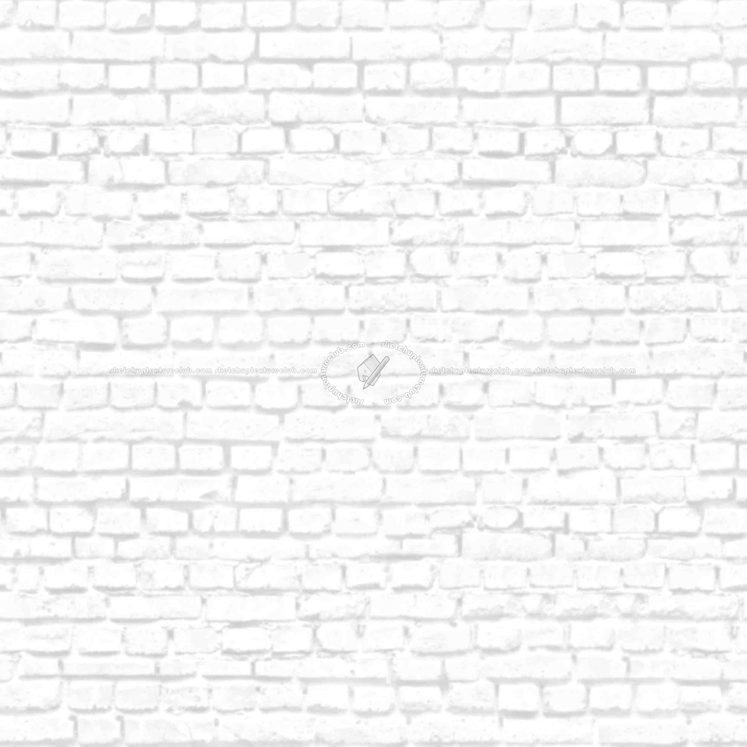Textures - ARCHITECTURE - BRICKS - Damaged bricks - Damaged bricks texture seamless 00124 - Ambient occlusion