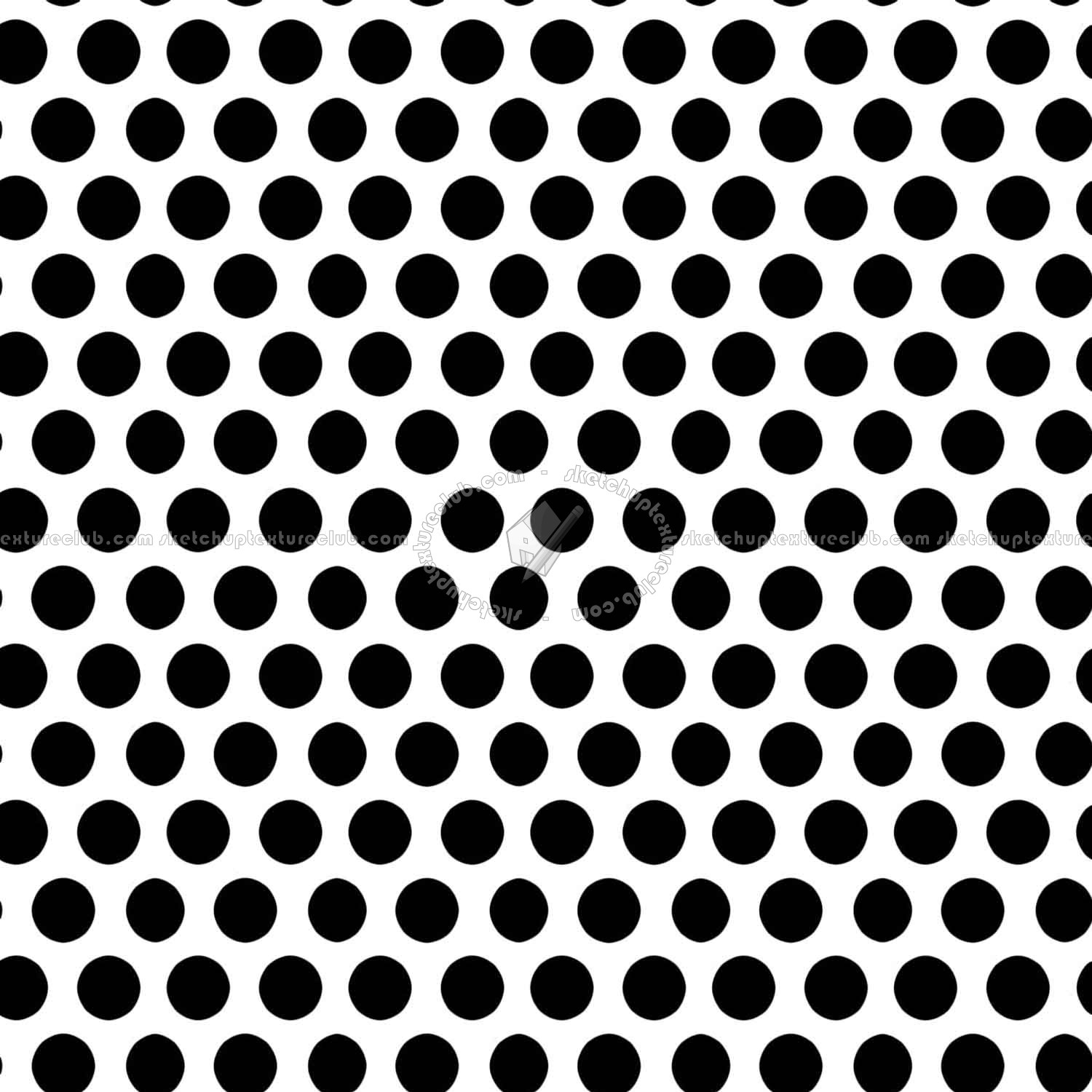 Textures   -   MATERIALS   -   METALS   -   Perforated  - Perforated metal plate texture seamless 10495 - Mask