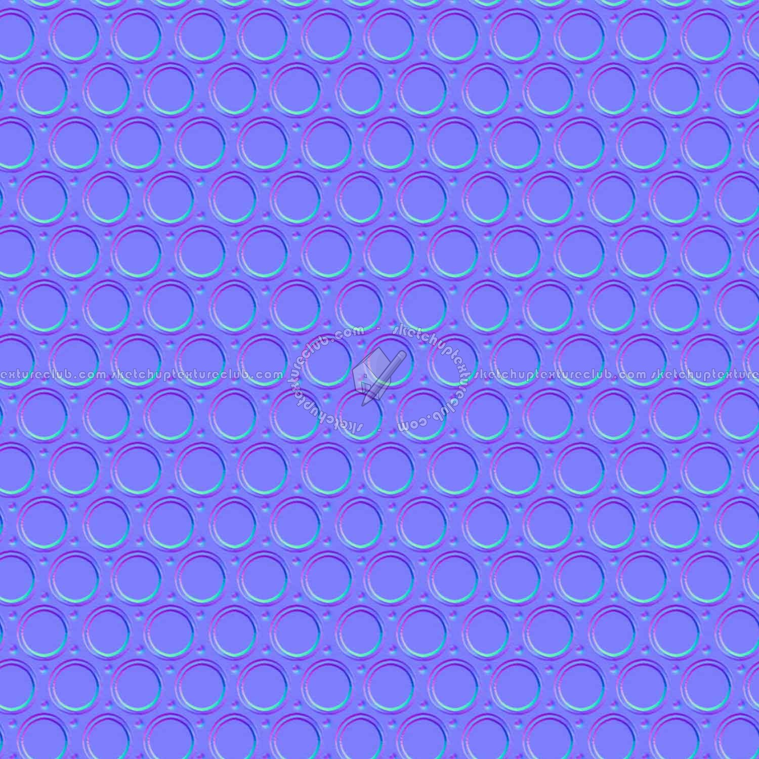 Textures   -   MATERIALS   -   METALS   -   Perforated  - Perforated metal plate texture seamless 10495 - Normal