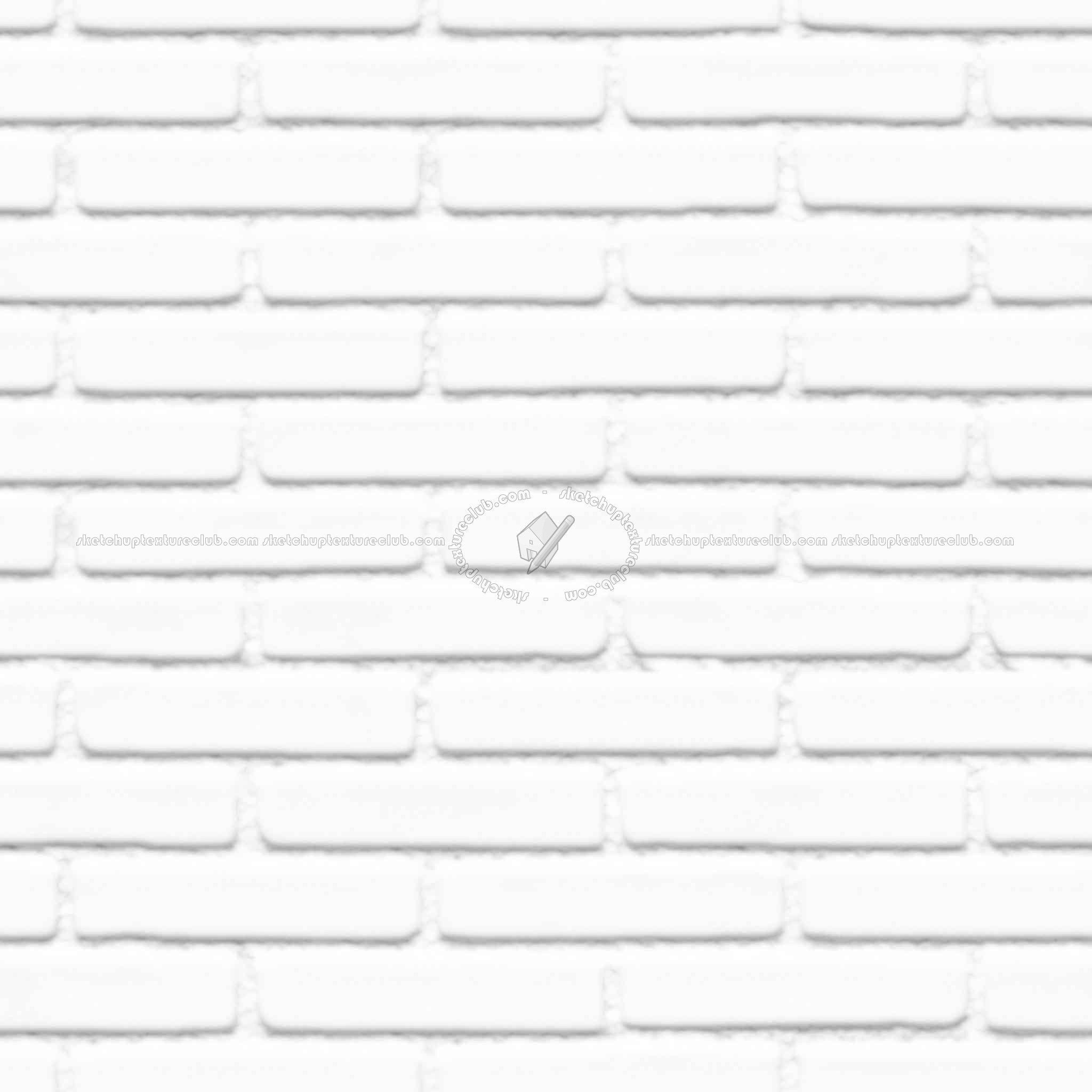 Textures   -   ARCHITECTURE   -   BRICKS   -   Colored Bricks   -   Smooth  - Texture colored bricks smooth seamless 00074 - Ambient occlusion