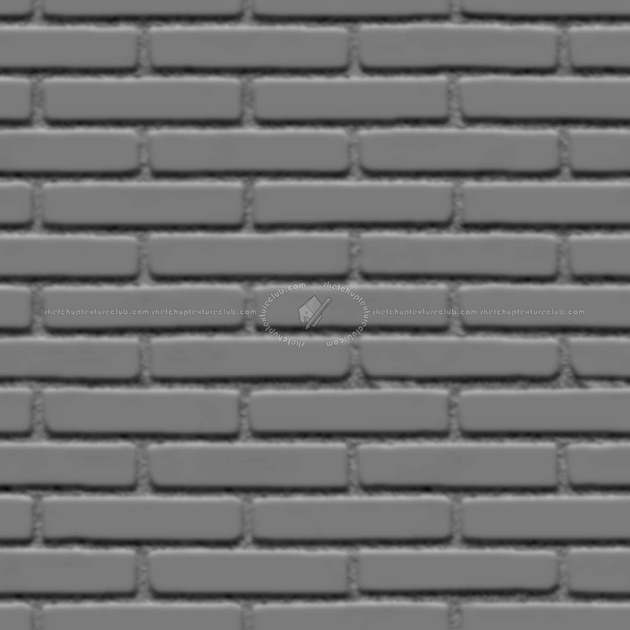 Textures   -   ARCHITECTURE   -   BRICKS   -   Colored Bricks   -   Smooth  - Texture colored bricks smooth seamless 00074 - Displacement